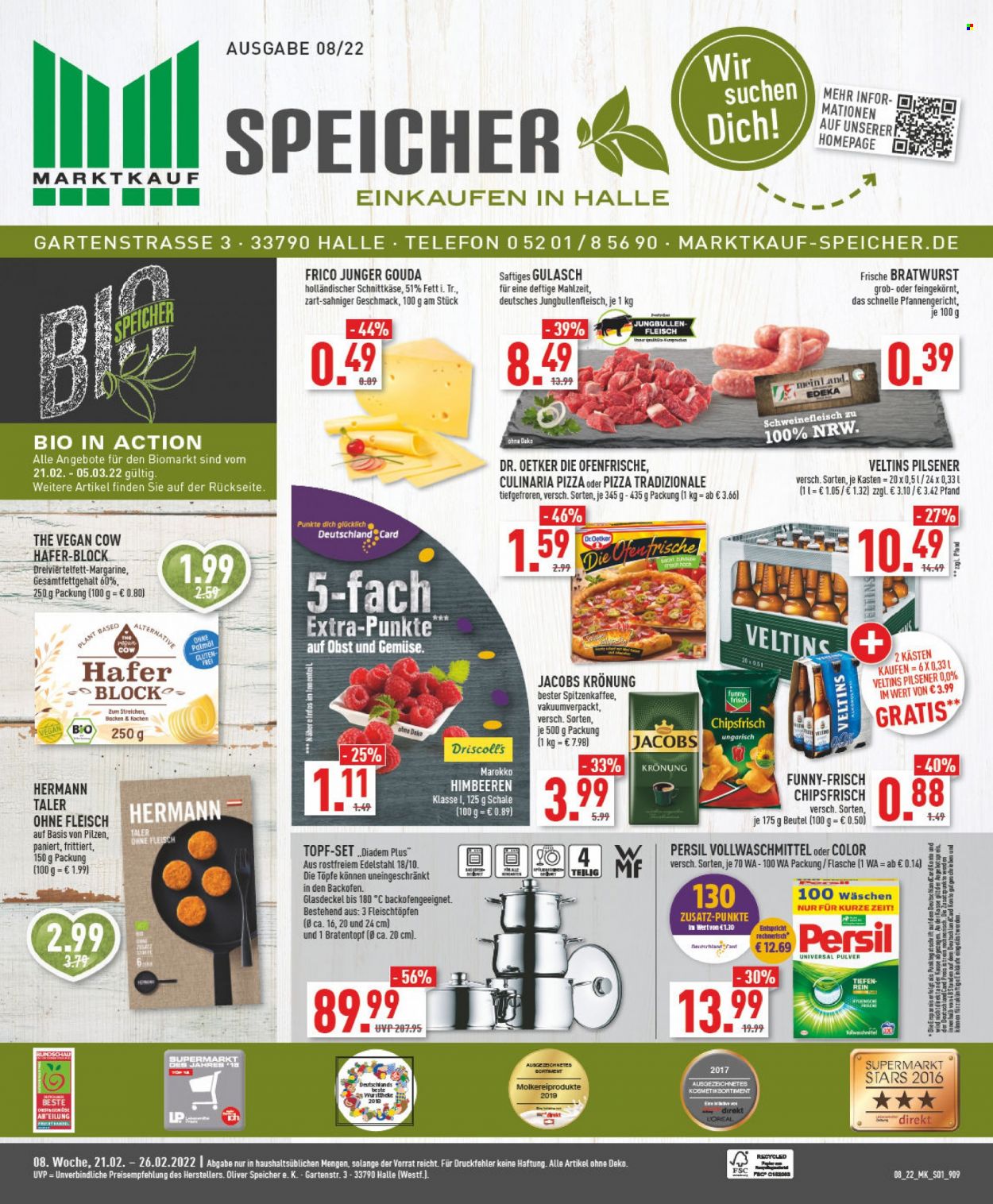 Marktkauf Prospekte  - 21.02.2022 - 26.02.2022. Seite 1