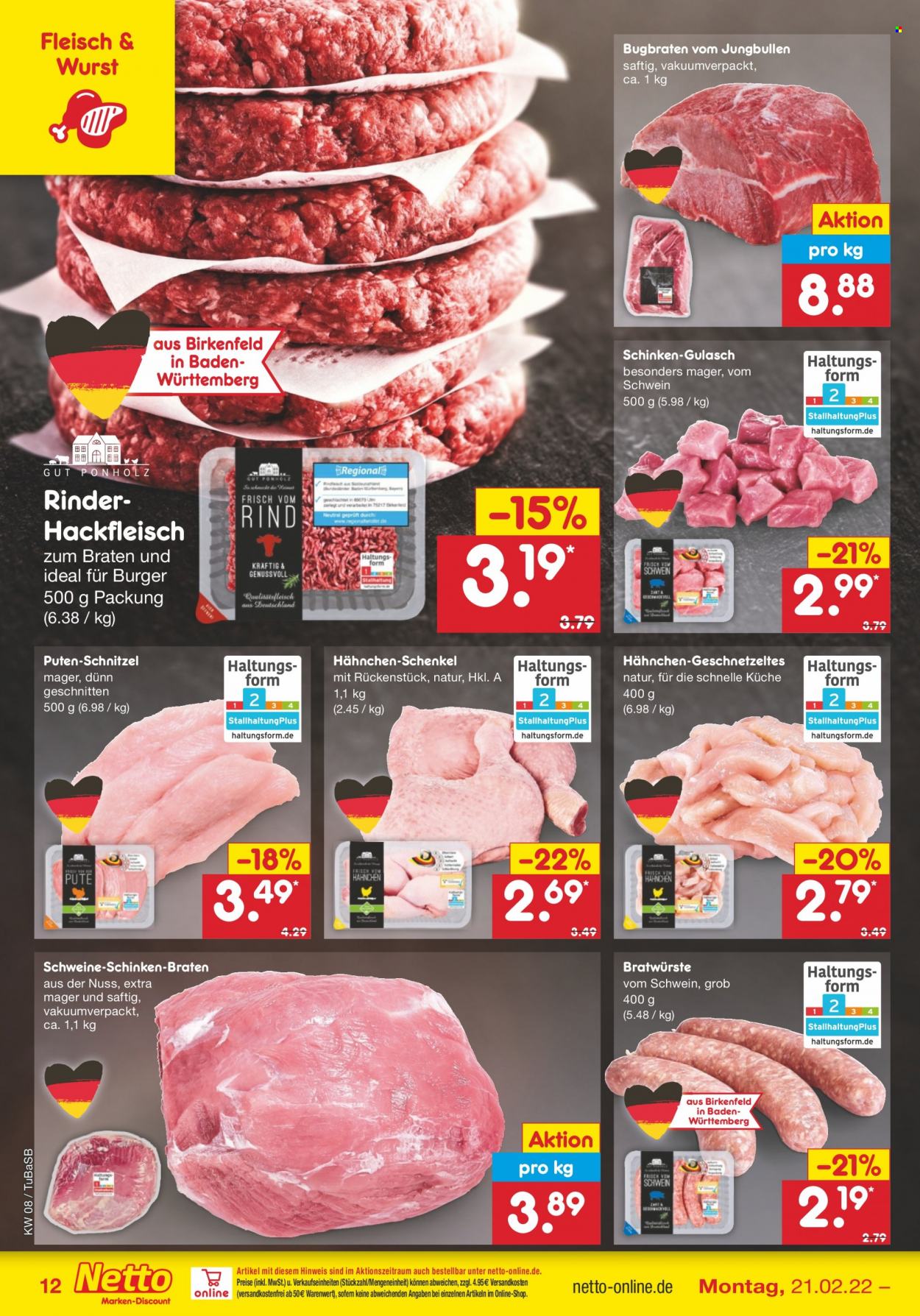 Netto Marken-Discount Prospekte  - 21.02.2022 - 26.02.2022. Seite 12