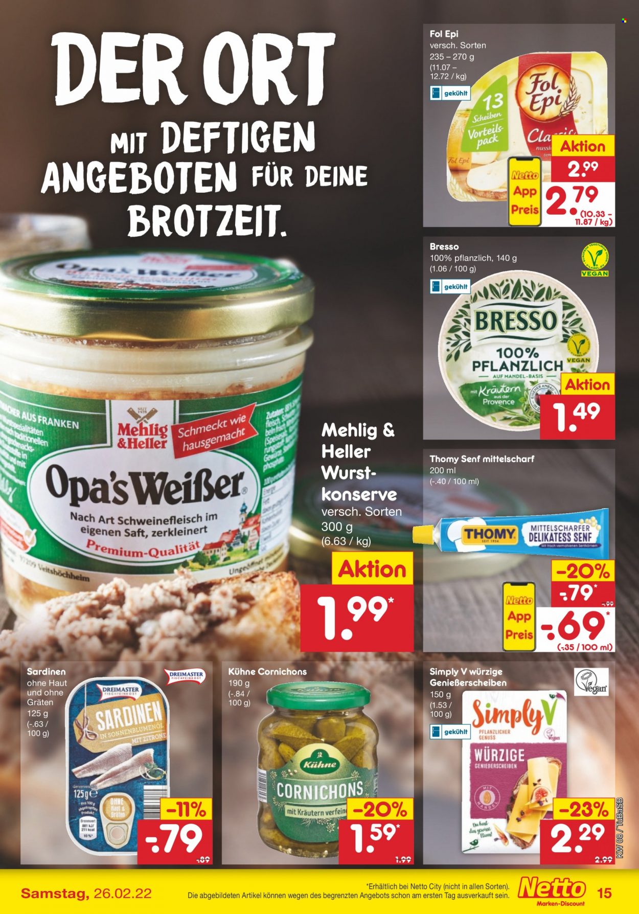 Netto Marken-Discount Prospekte  - 21.02.2022 - 26.02.2022. Seite 15