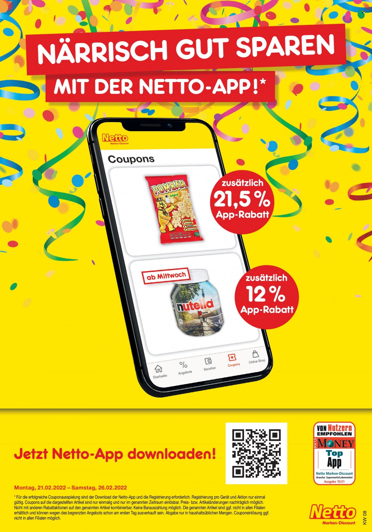 Netto Marken-Discount Prospekte  - 21.02.2022 - 26.02.2022. Seite 41