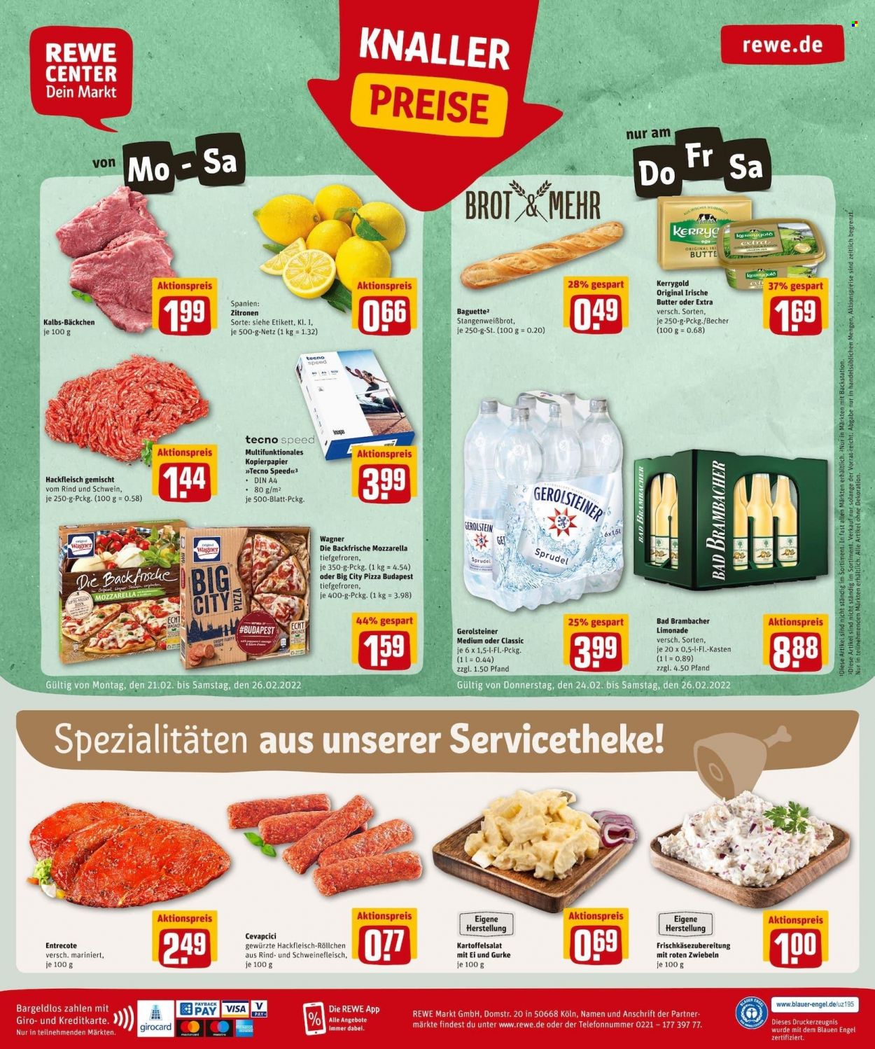 REWE Prospekte  - 21.02.2022 - 26.02.2022. Seite 24