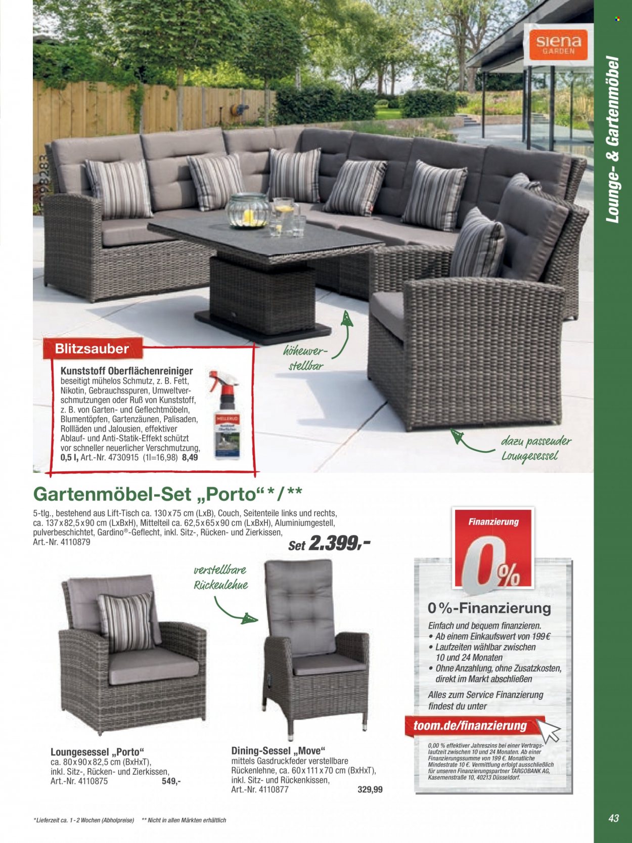 toom Baumarkt Prospekte  - 22.02.2022 - 30.04.2022. Seite 43
