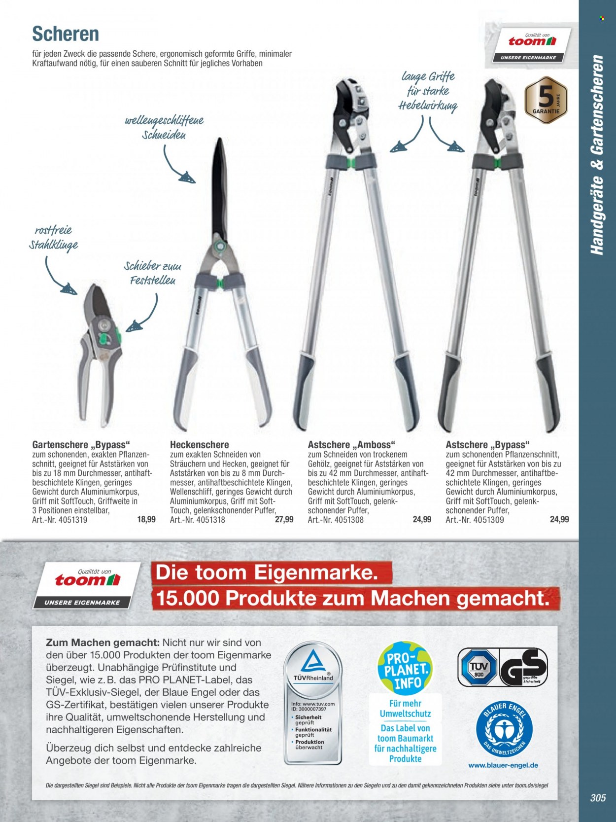 toom Baumarkt Prospekte  - 22.02.2022 - 30.04.2022. Seite 305