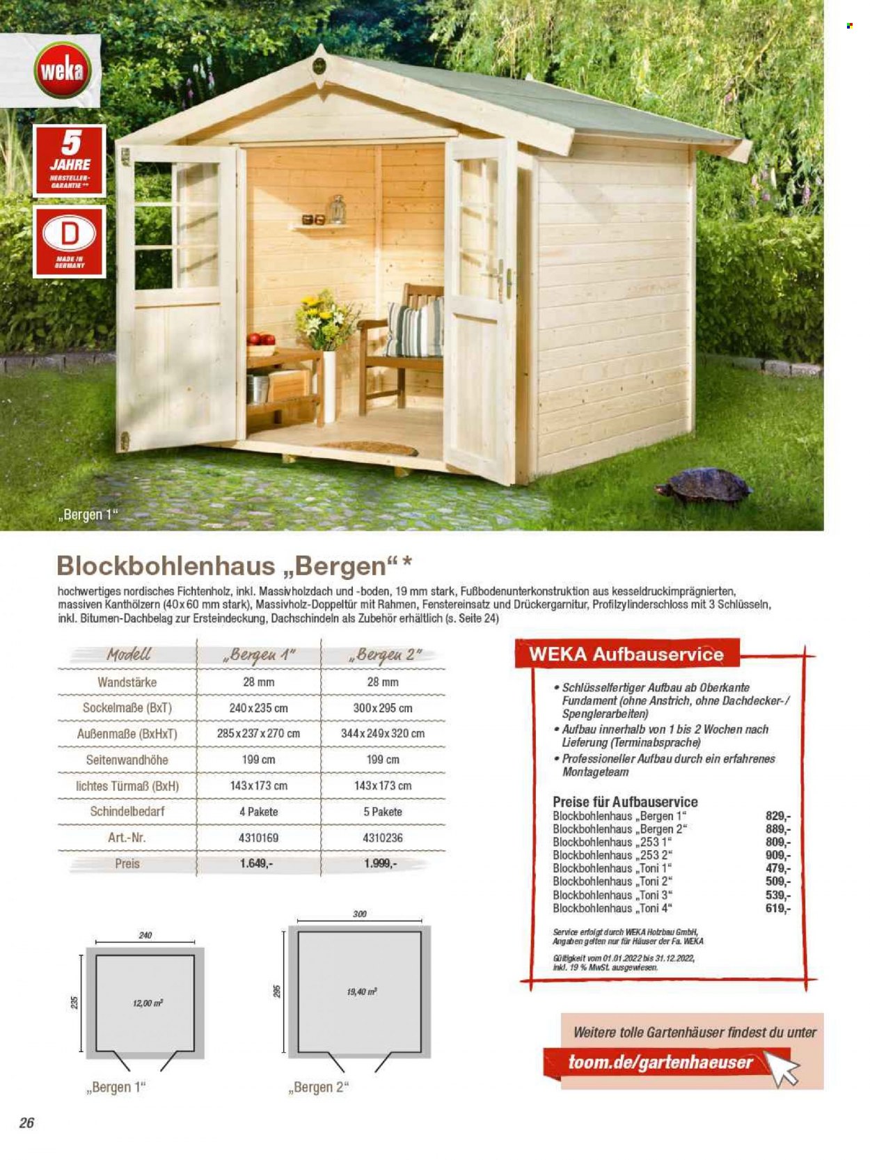 toom Baumarkt Prospekte  - 22.02.2022 - 30.04.2022. Seite 26