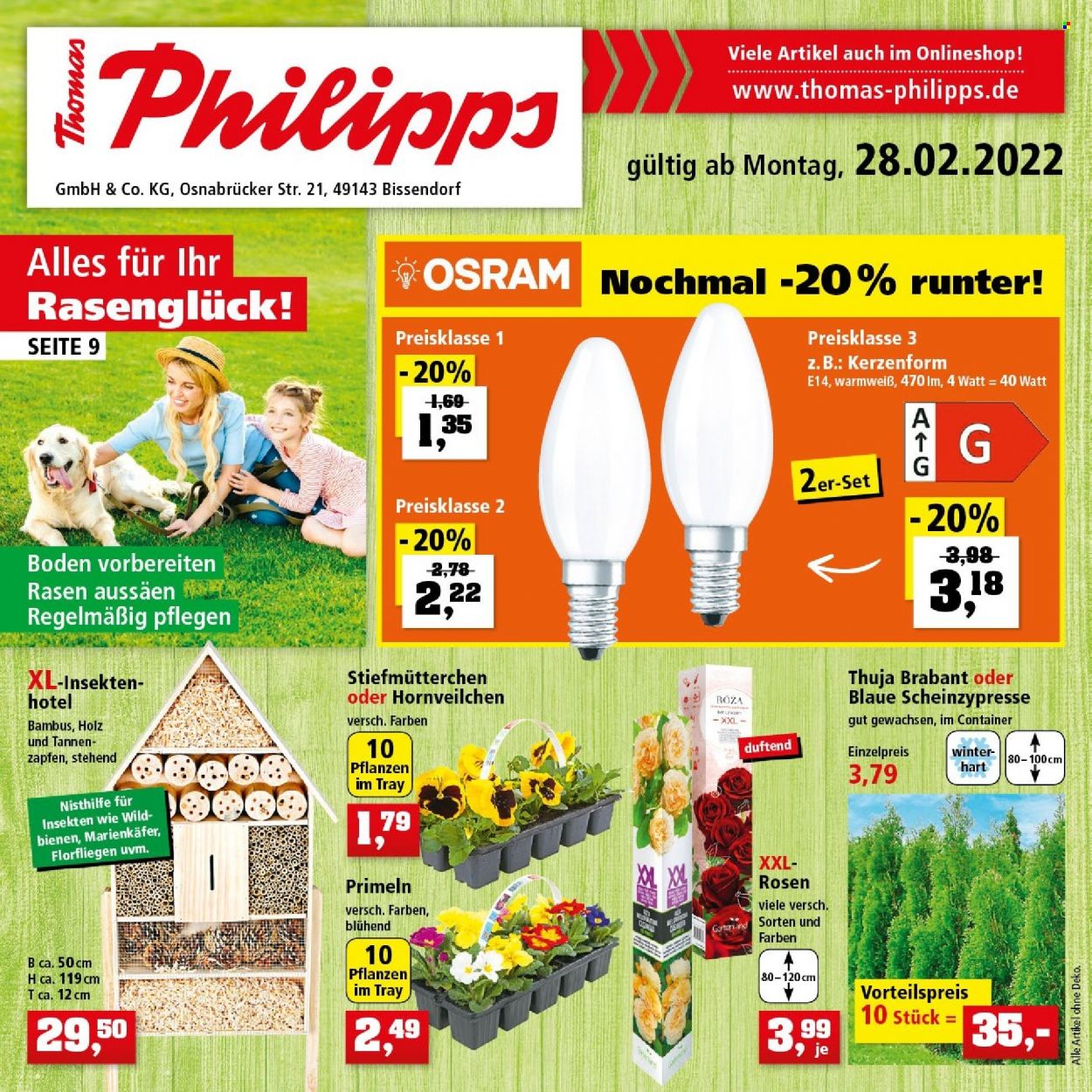 Thomas Philipps Prospekte  - 28.02.2022 - 5.03.2022. Seite 1