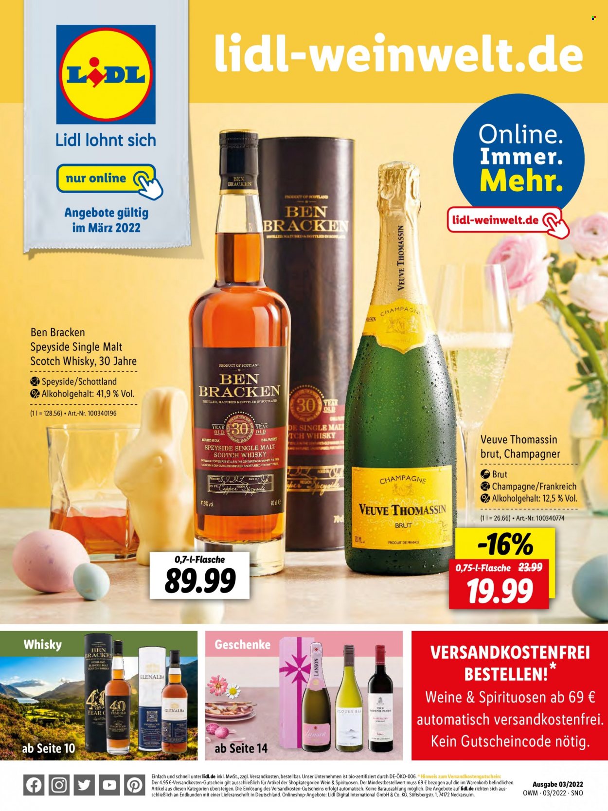 Lidl Prospekte  - 25.02.2022 - 31.03.2022. Seite 1