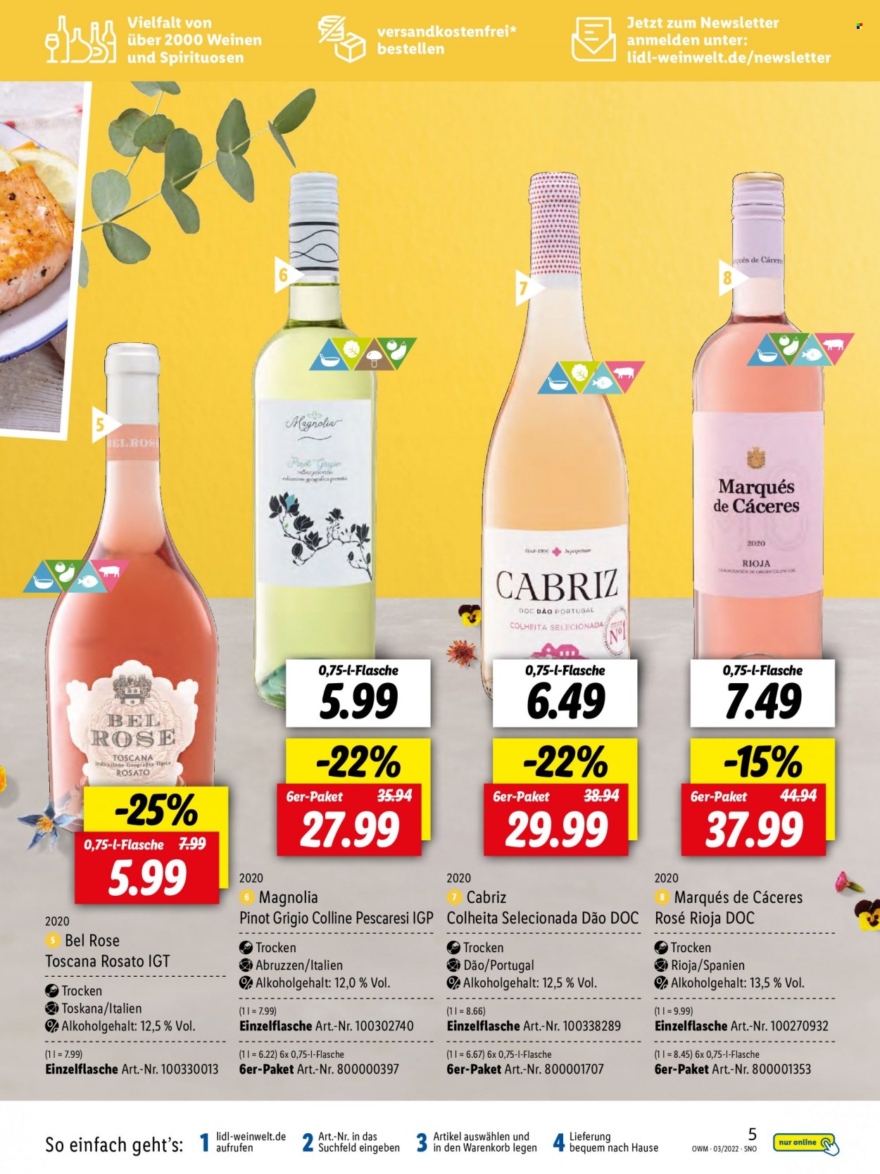 Lidl Prospekte  - 25.02.2022 - 31.03.2022. Seite 5