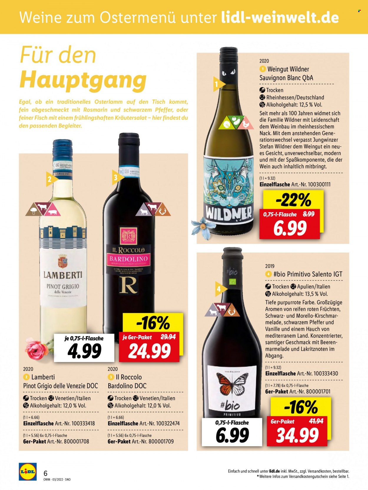 Lidl Prospekte  - 25.02.2022 - 31.03.2022. Seite 6