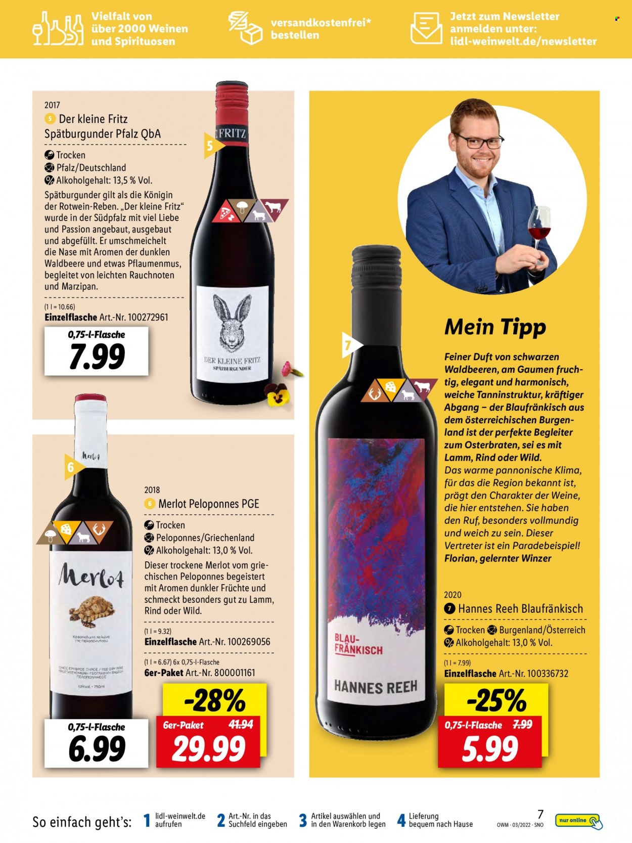 Lidl Prospekte  - 25.02.2022 - 31.03.2022. Seite 7