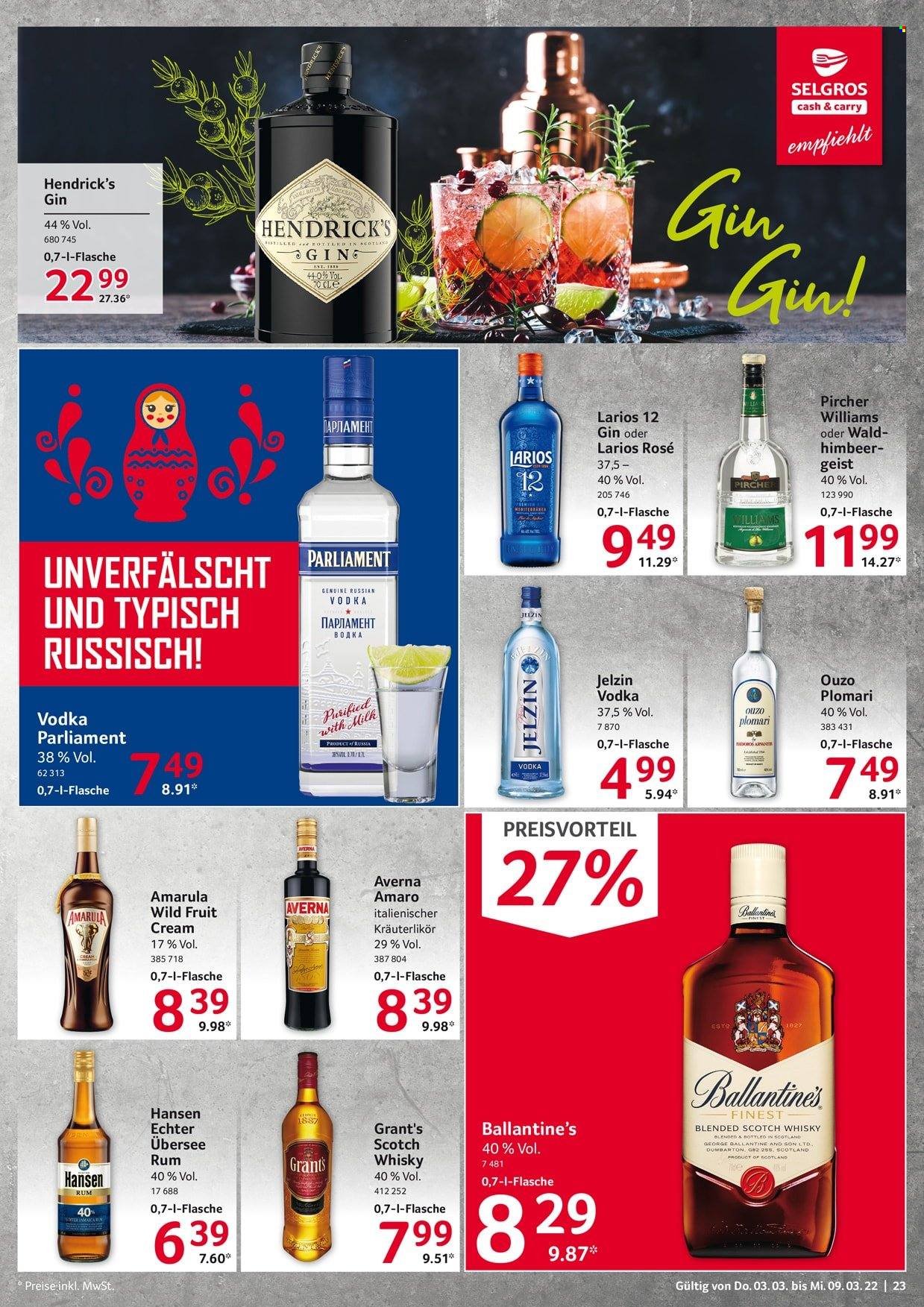 Selgros Prospekte  - 3.03.2022 - 9.03.2022. Seite 23