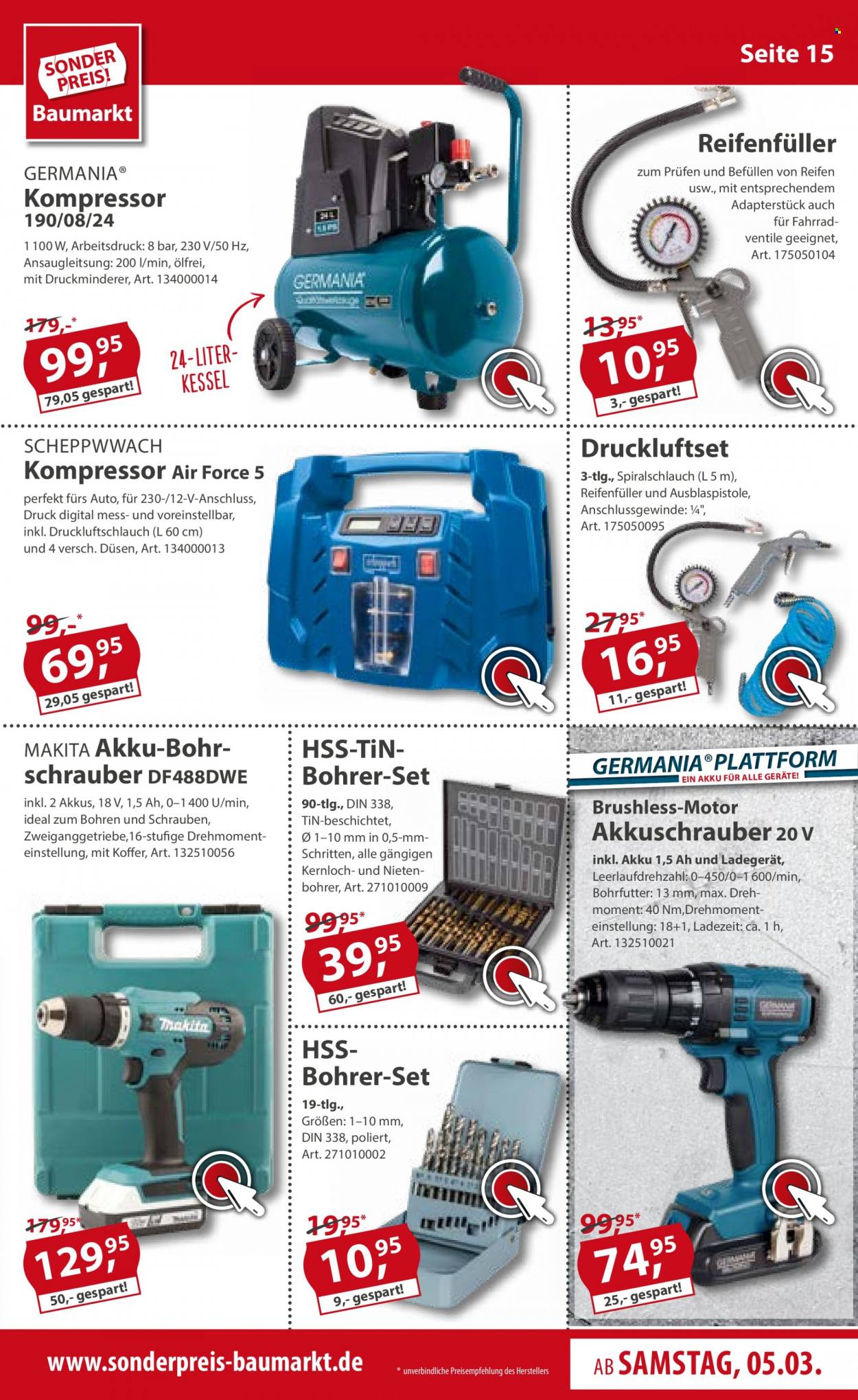 Sonderpreis-Baumarkt Prospekte  - 5.03.2022 - 11.03.2022. Seite 15