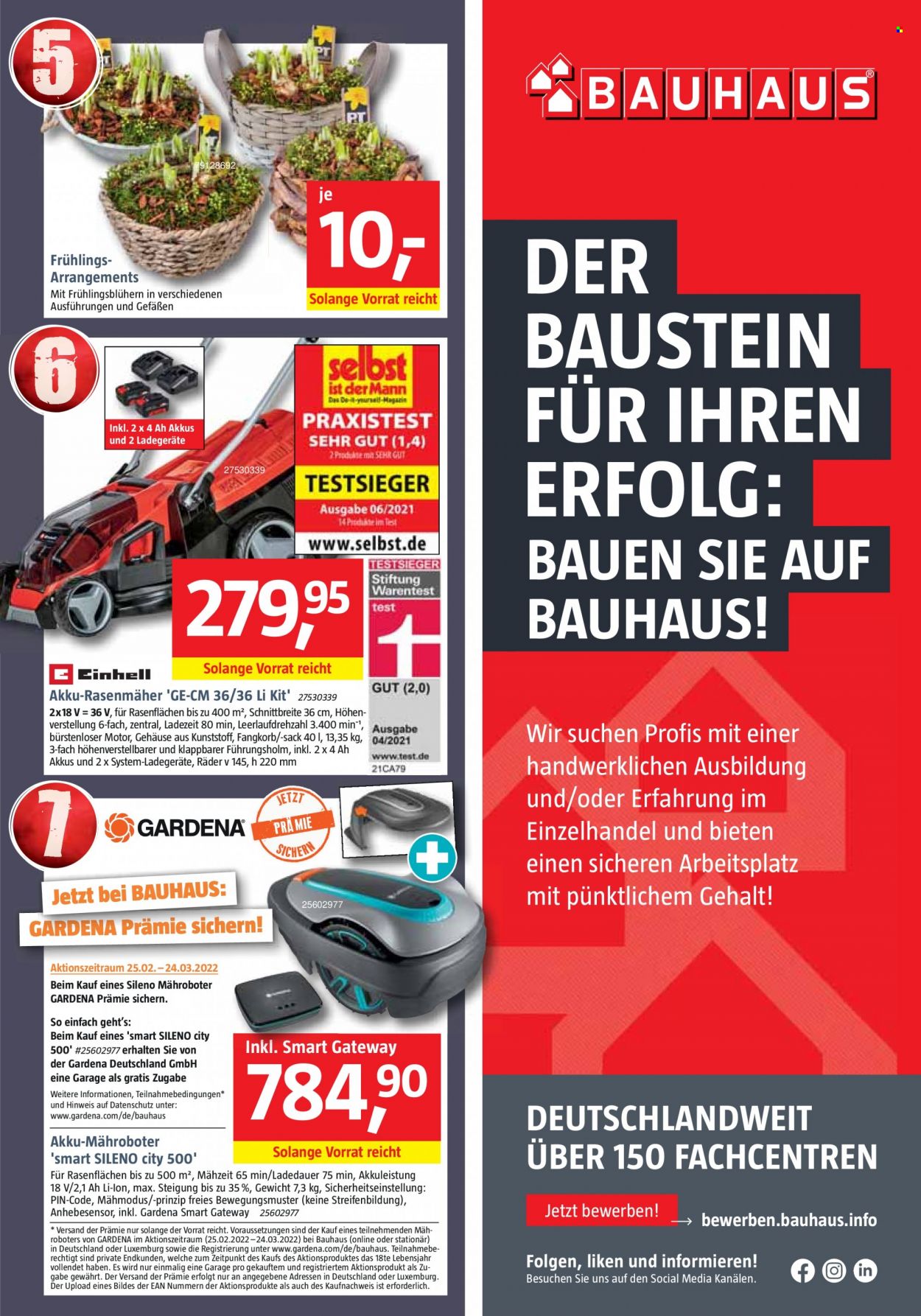 Bauhaus Prospekte  - 26.02.2022 - 2.04.2022. Seite 3