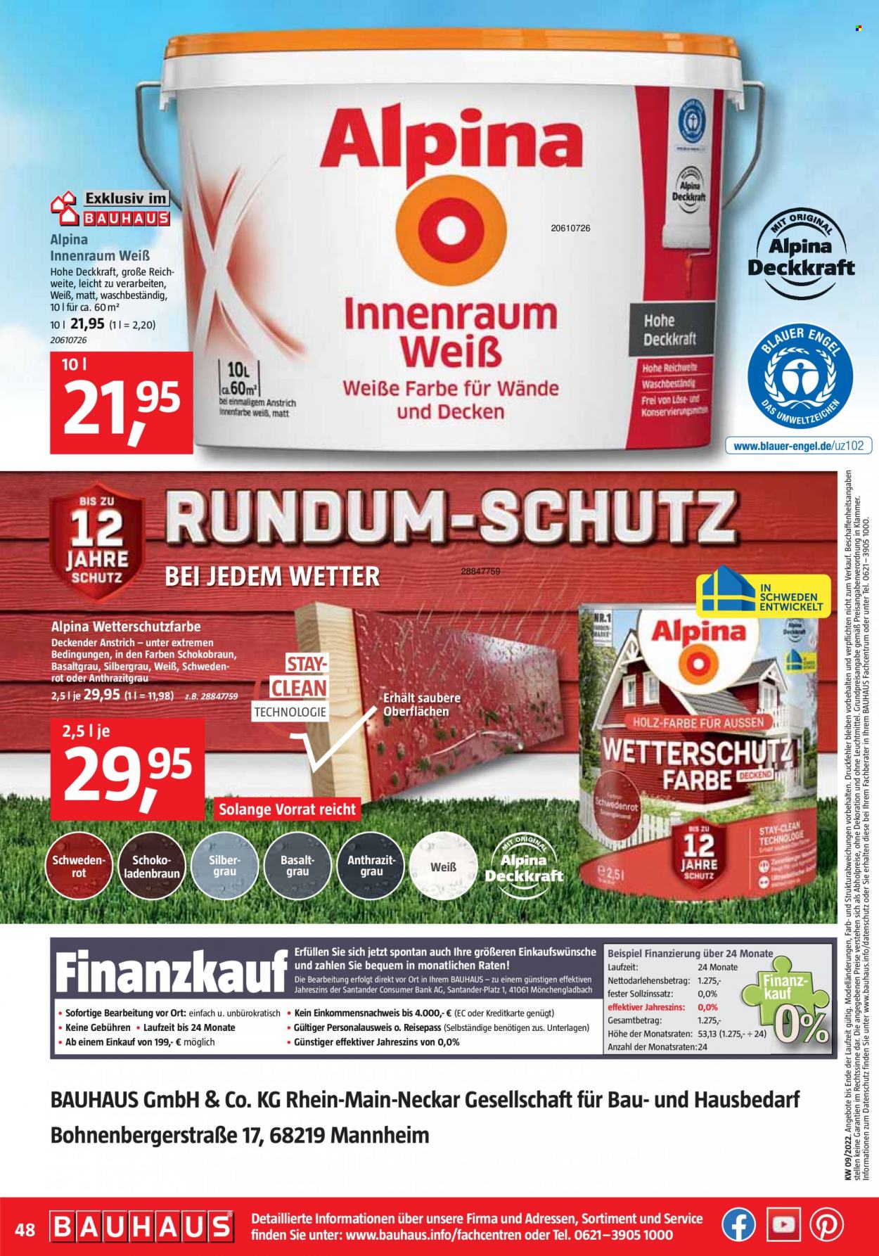 Bauhaus Prospekte  - 26.02.2022 - 2.04.2022. Seite 48