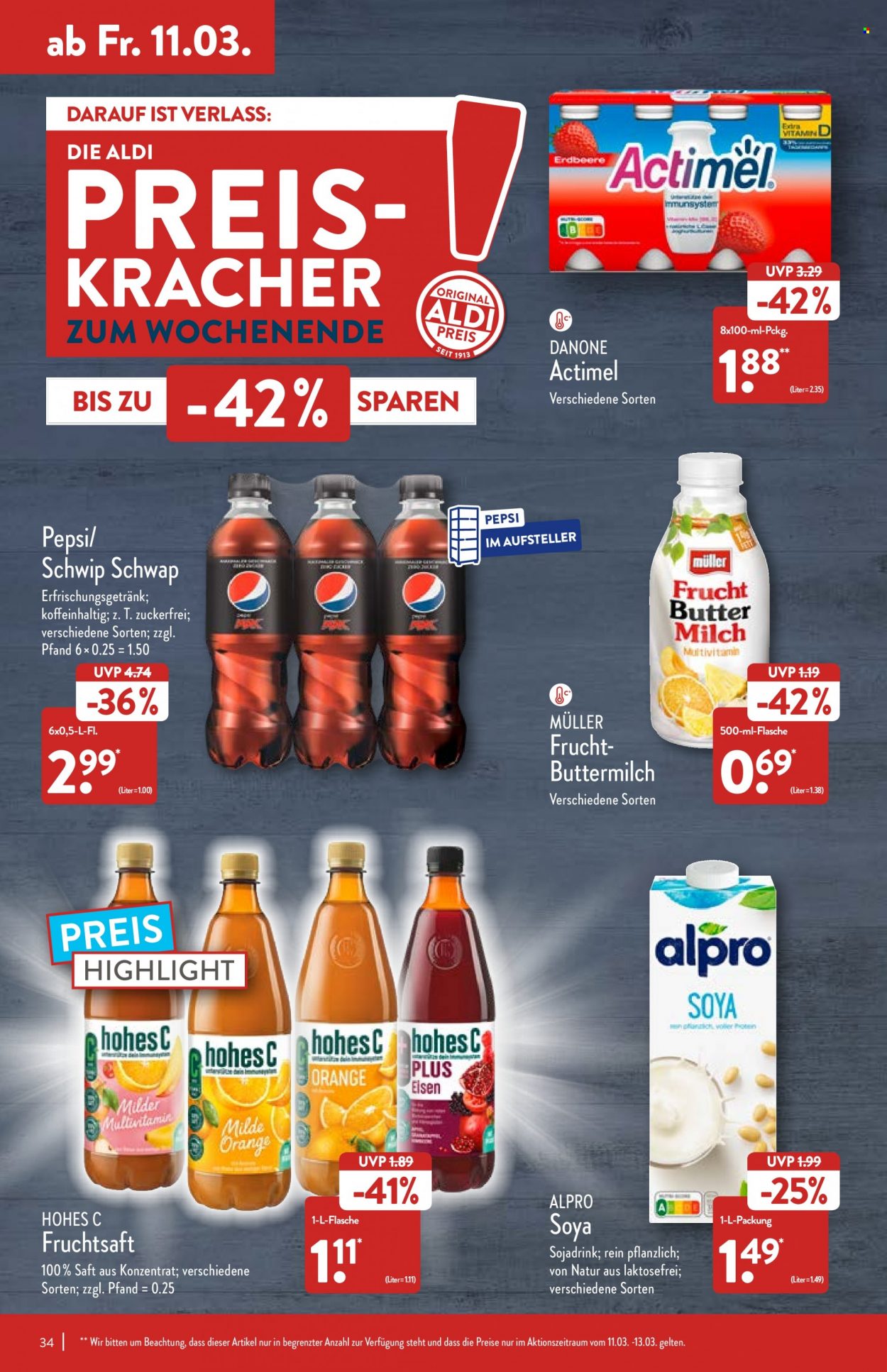 ALDI Nord Prospekte  - 7.03.2022 - 12.03.2022. Seite 34