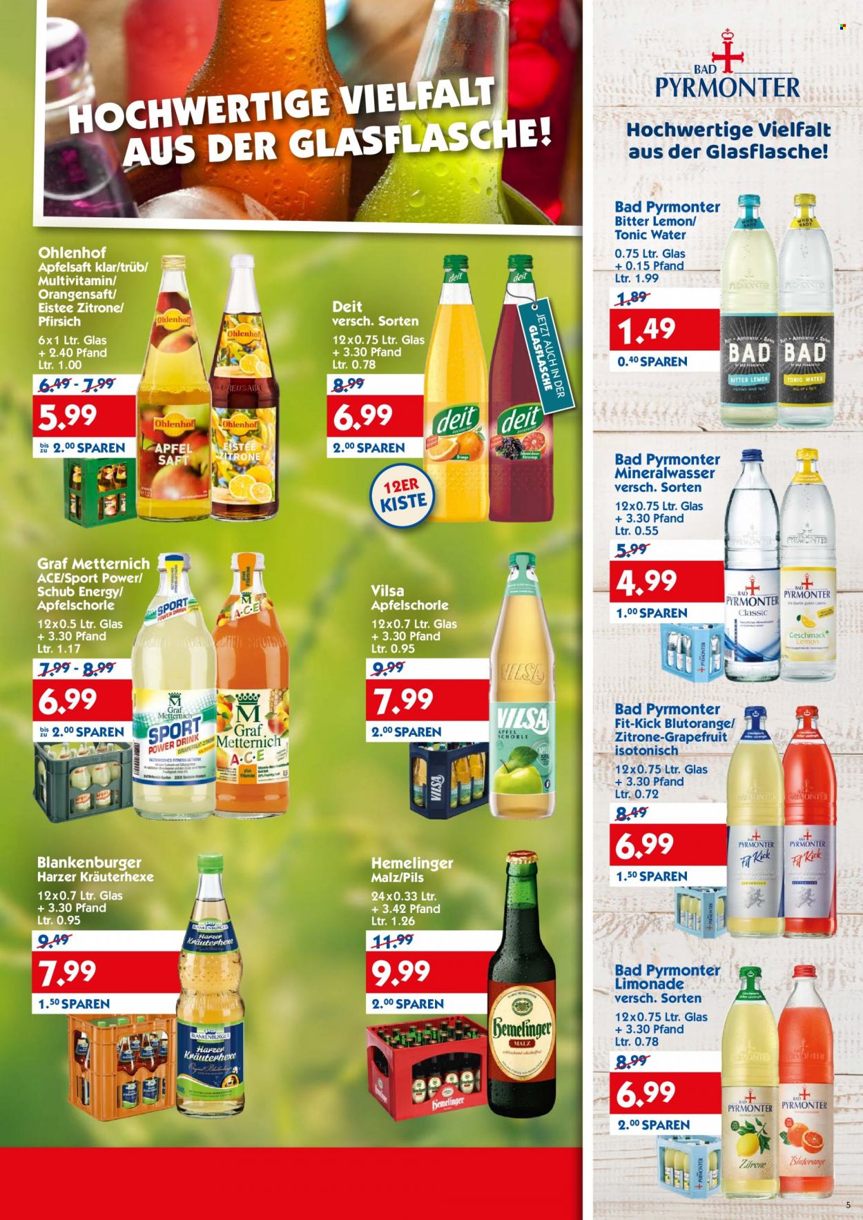 Hol'ab! Getränkemarkt Prospekte  - 28.02.2022 - 5.03.2022. Seite 5