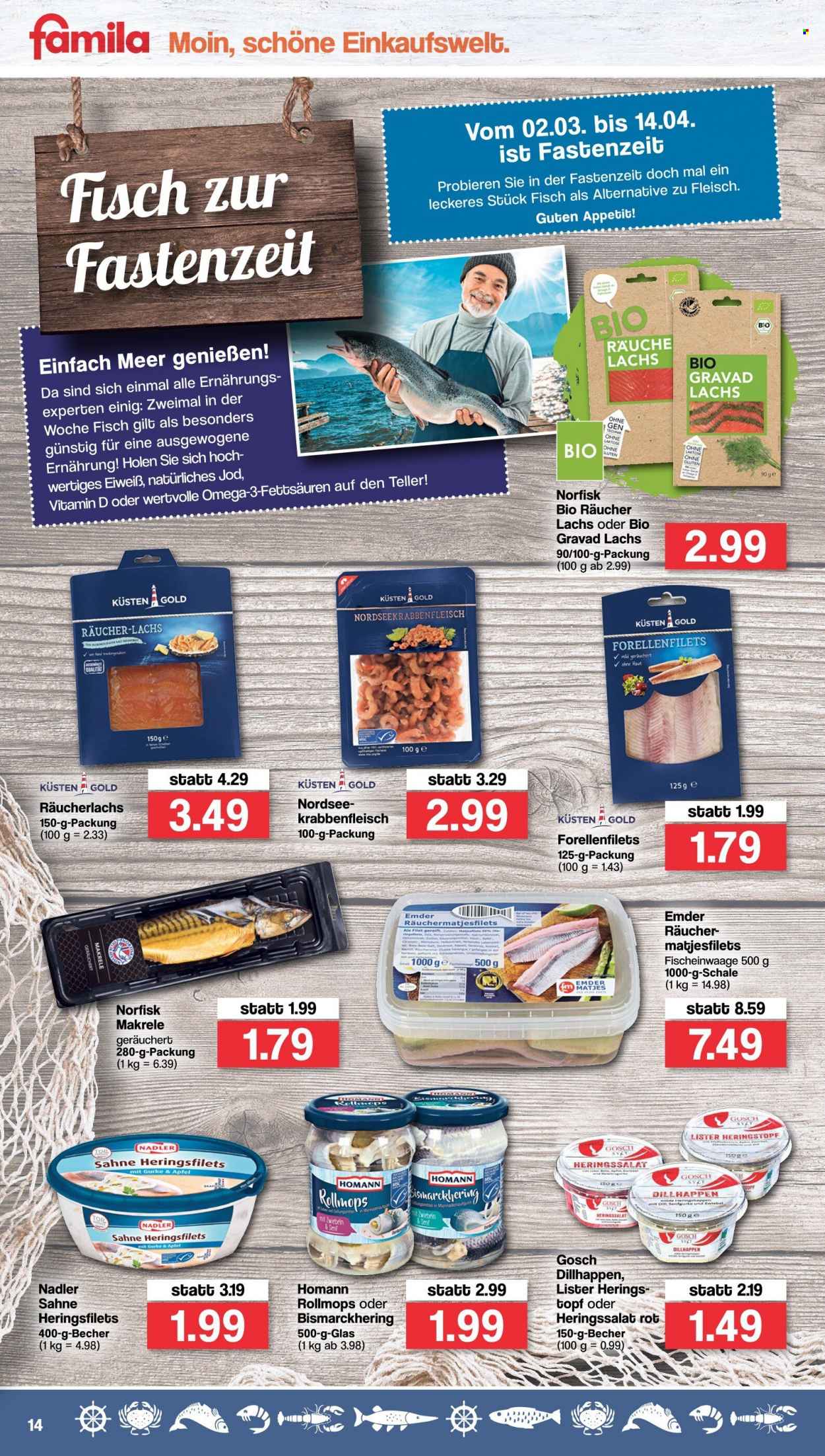 famila Prospekte  - 28.02.2022 - 5.03.2022. Seite 14