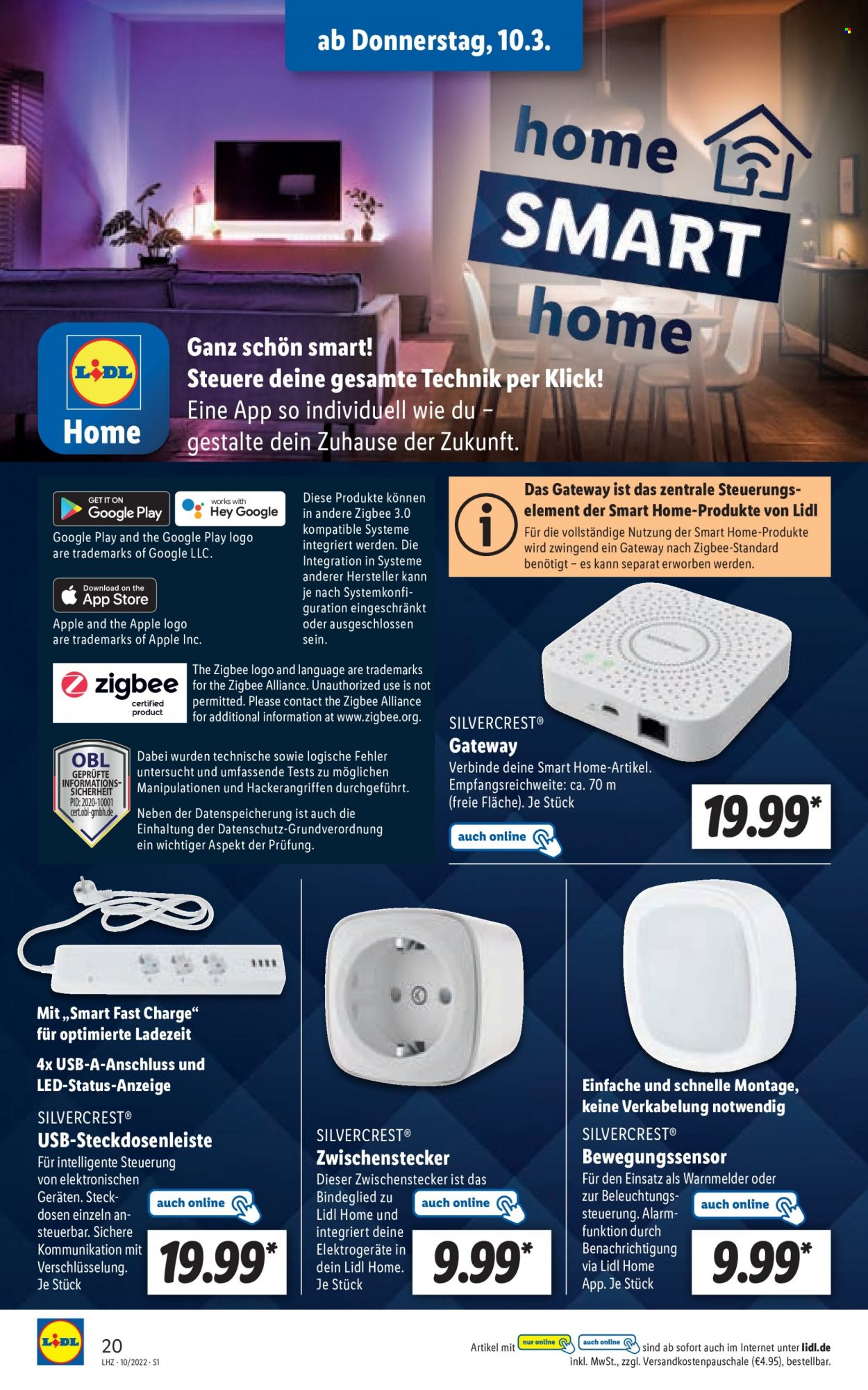 Lidl Prospekte  - 7.03.2022 - 12.03.2022. Seite 20