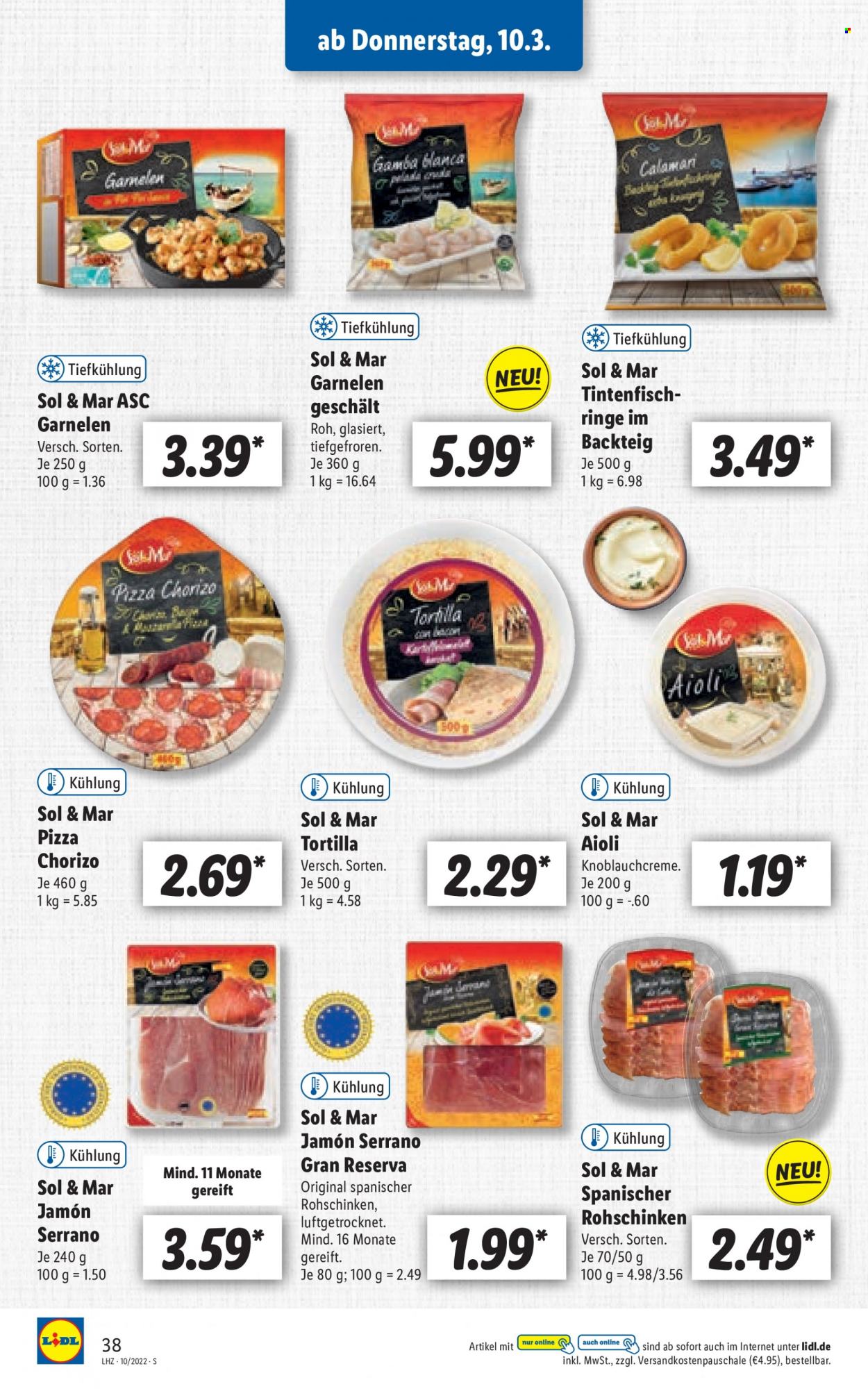 Lidl Prospekte  - 7.03.2022 - 12.03.2022. Seite 38