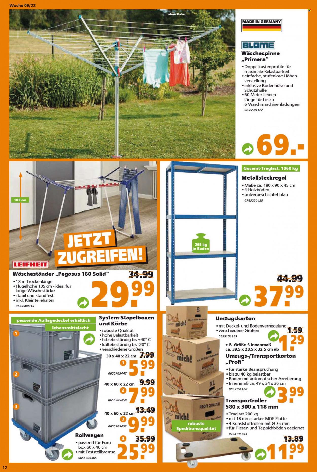 Globus Baumarkt Prospekte  - 28.02.2022 - 5.03.2022. Seite 12