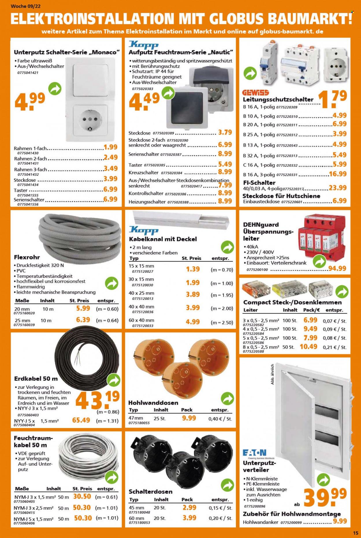 Globus Baumarkt Prospekte  - 28.02.2022 - 5.03.2022. Seite 15