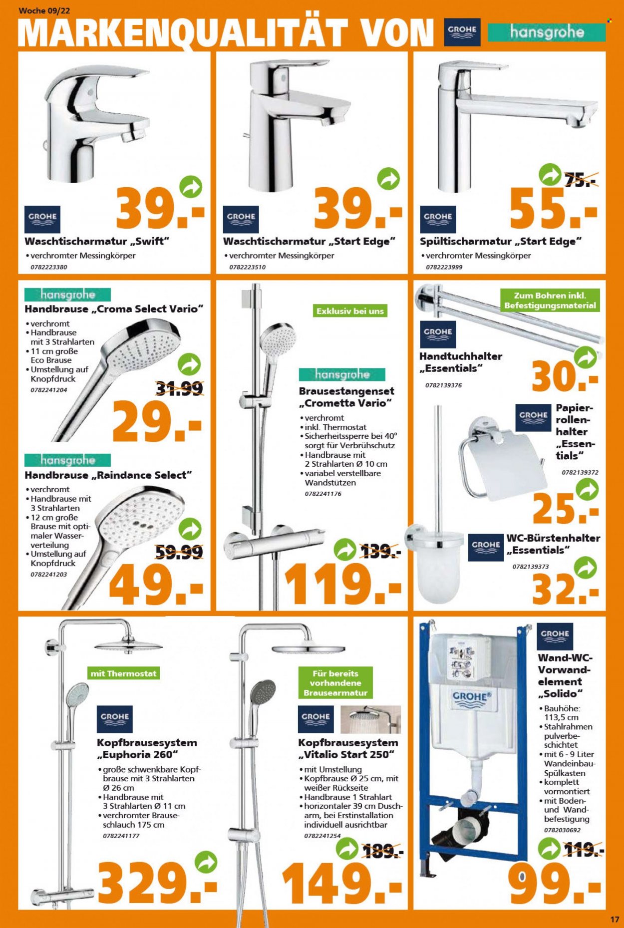 Globus Baumarkt Prospekte  - 28.02.2022 - 5.03.2022. Seite 17