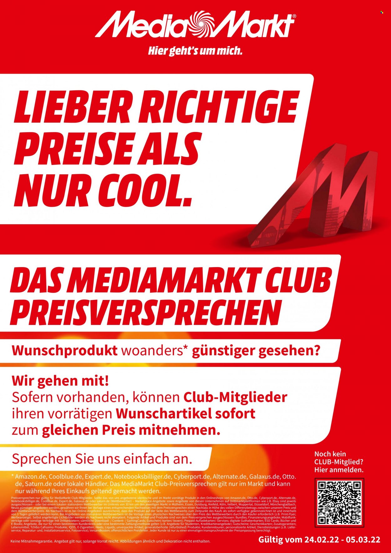MediaMarkt Prospekte  - 24.02.2022 - 5.03.2022. Seite 1