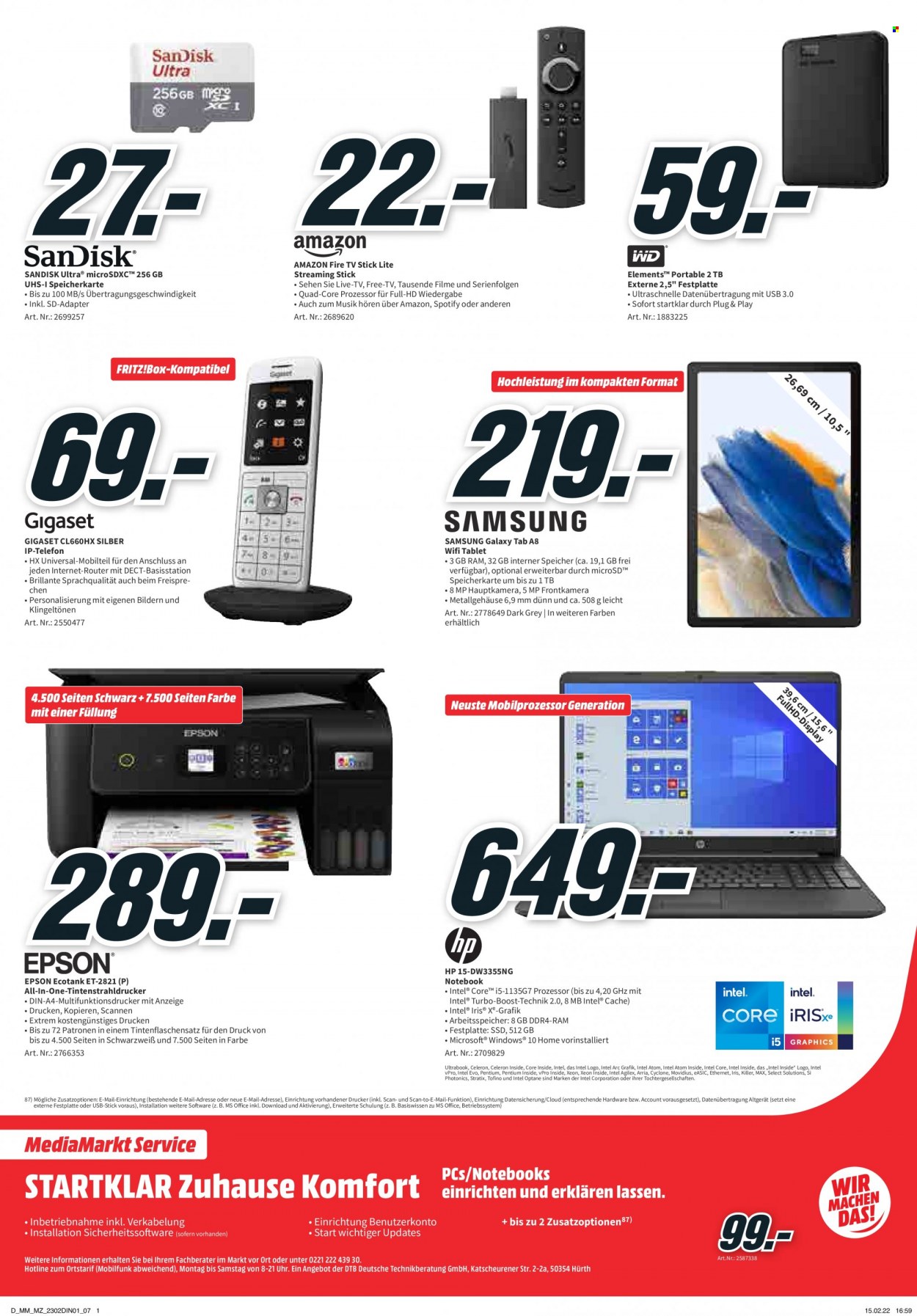 MediaMarkt Prospekte  - 23.02.2022 - 1.03.2022. Seite 7