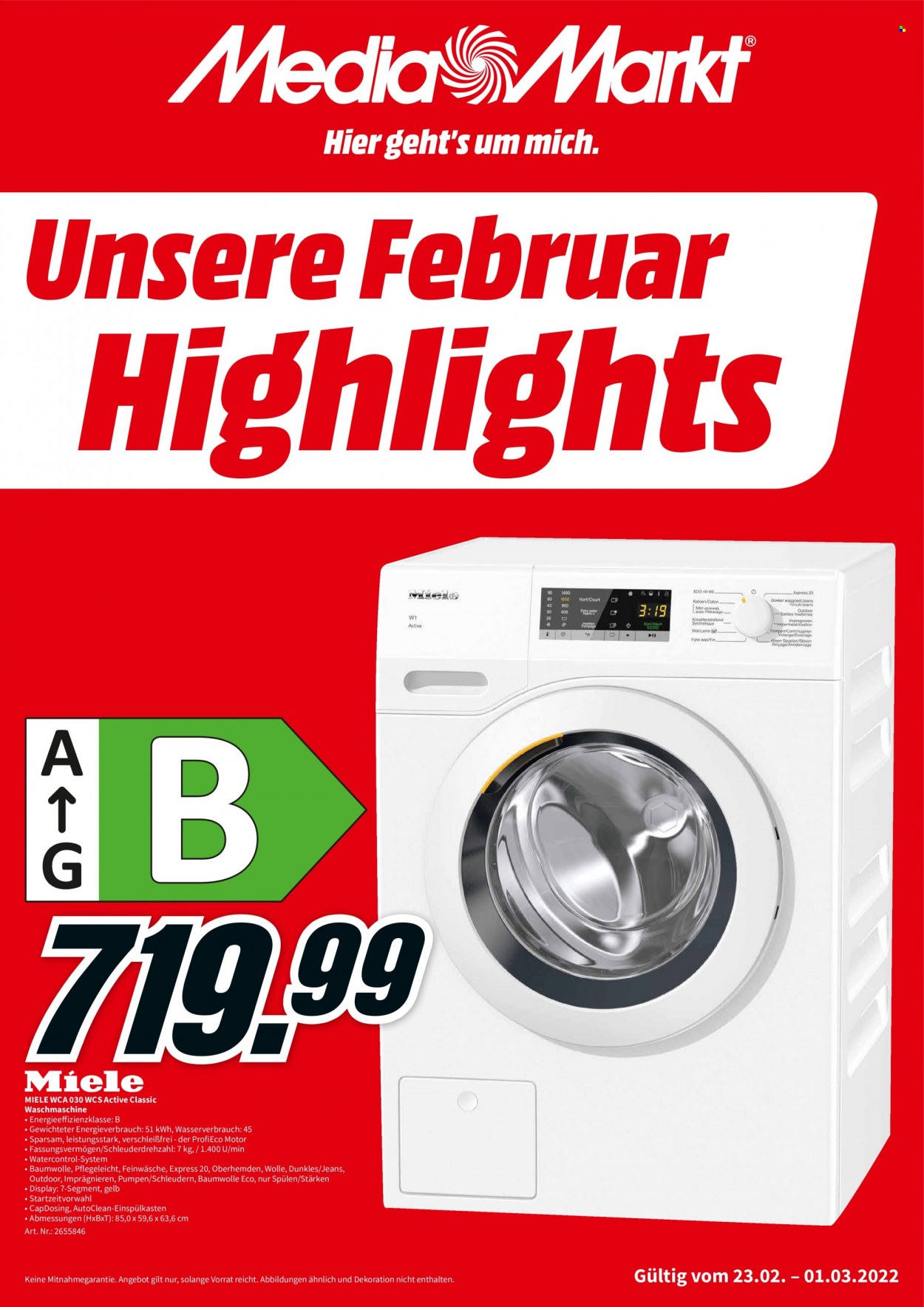 MediaMarkt Prospekte  - 23.02.2022 - 1.03.2022. Seite 1