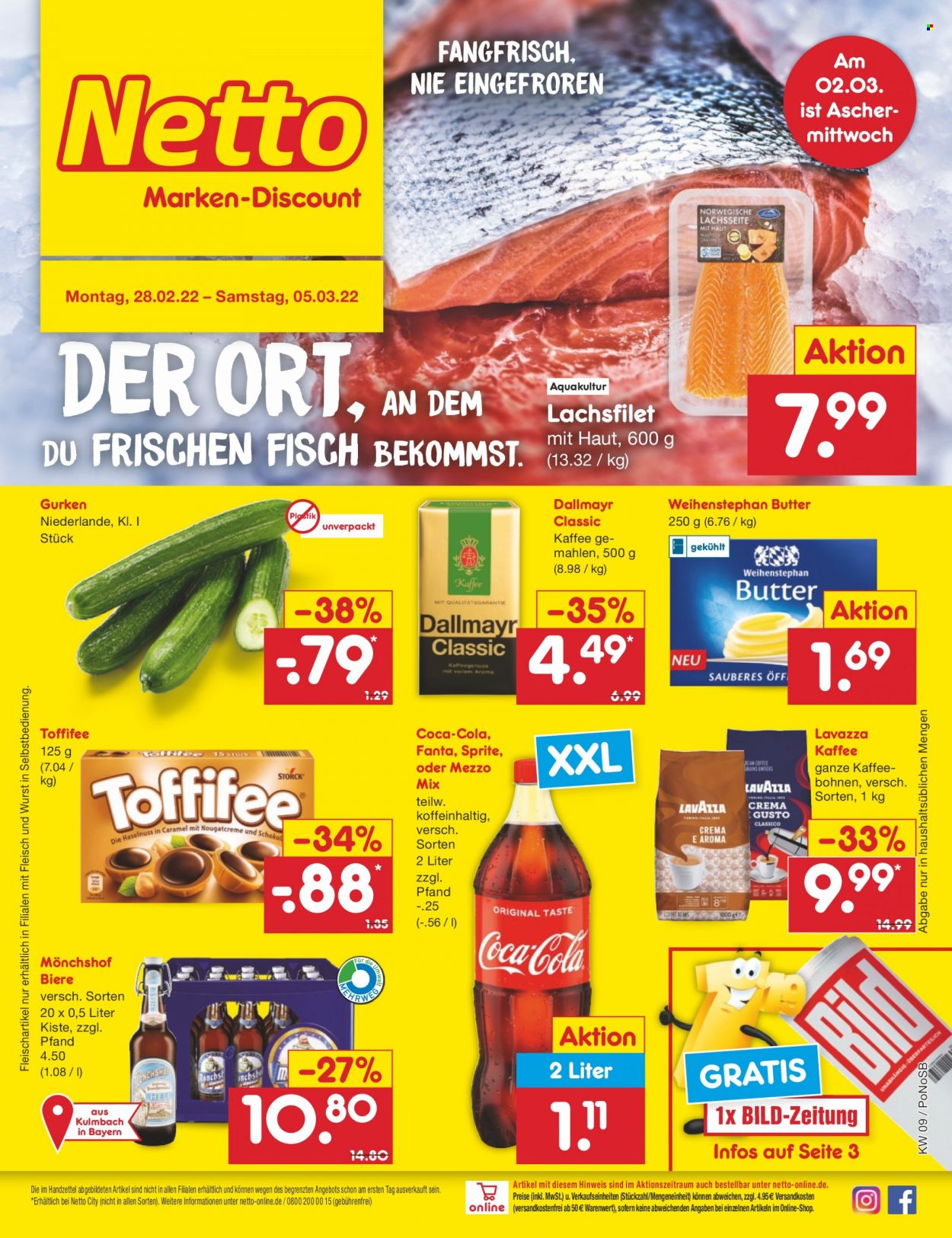 Netto Marken-Discount Prospekte  - 28.02.2022 - 5.03.2022. Seite 1