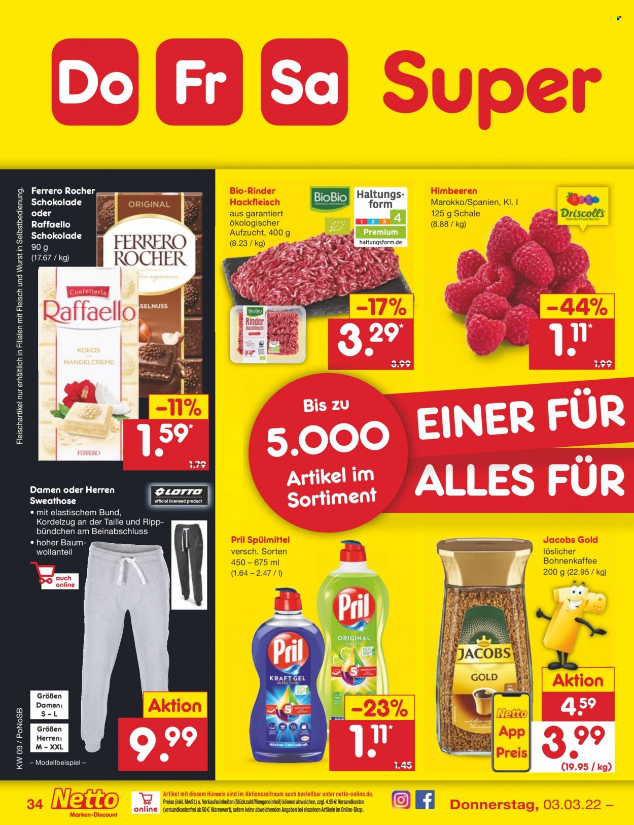 Netto Marken-Discount Prospekte  - 28.02.2022 - 5.03.2022. Seite 34
