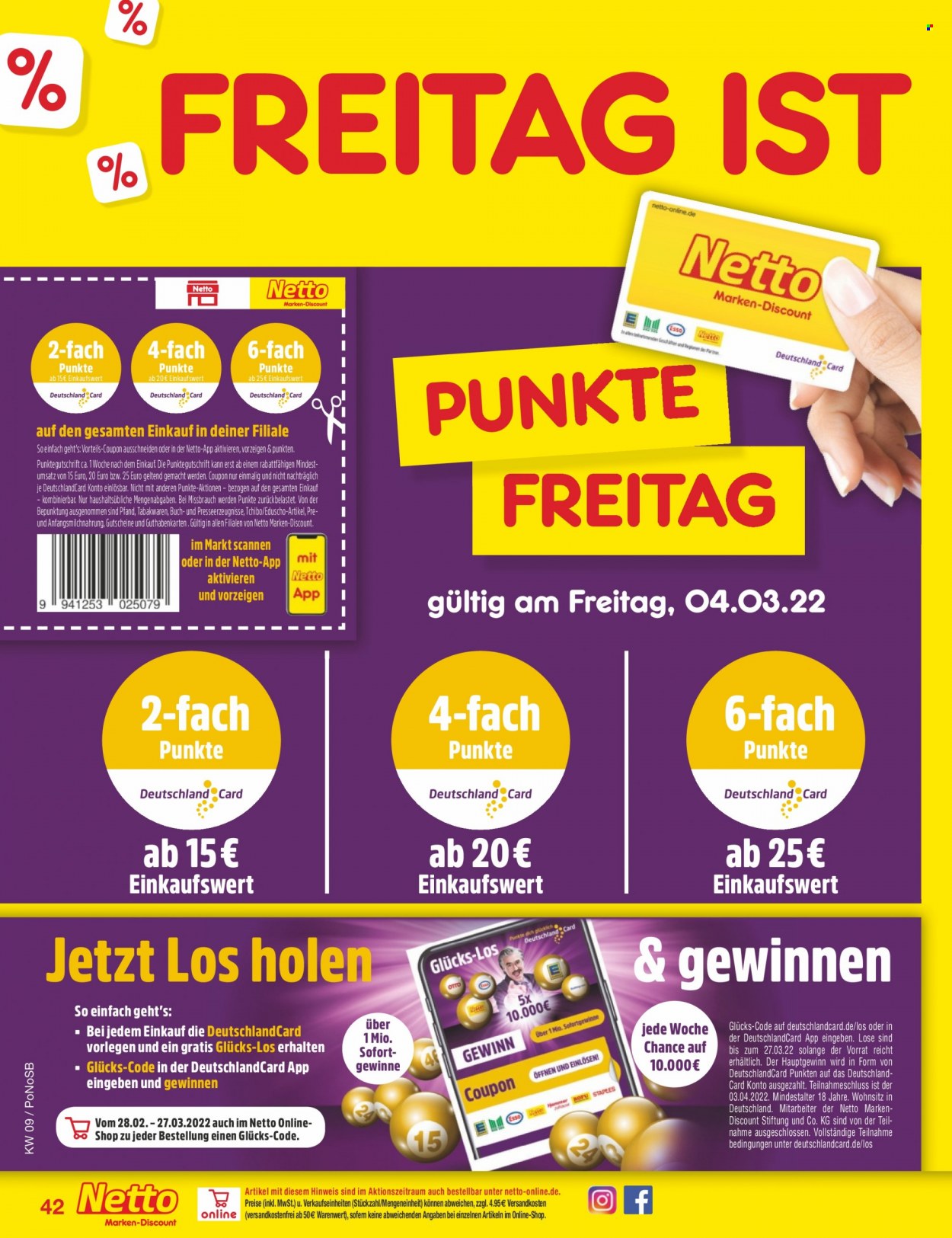 Netto Marken-Discount Prospekte  - 28.02.2022 - 5.03.2022. Seite 42