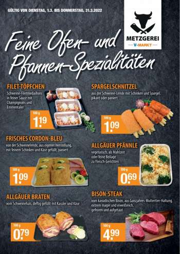 Prospekte V-Markt - 1.03.2022 - 31.03.2022.