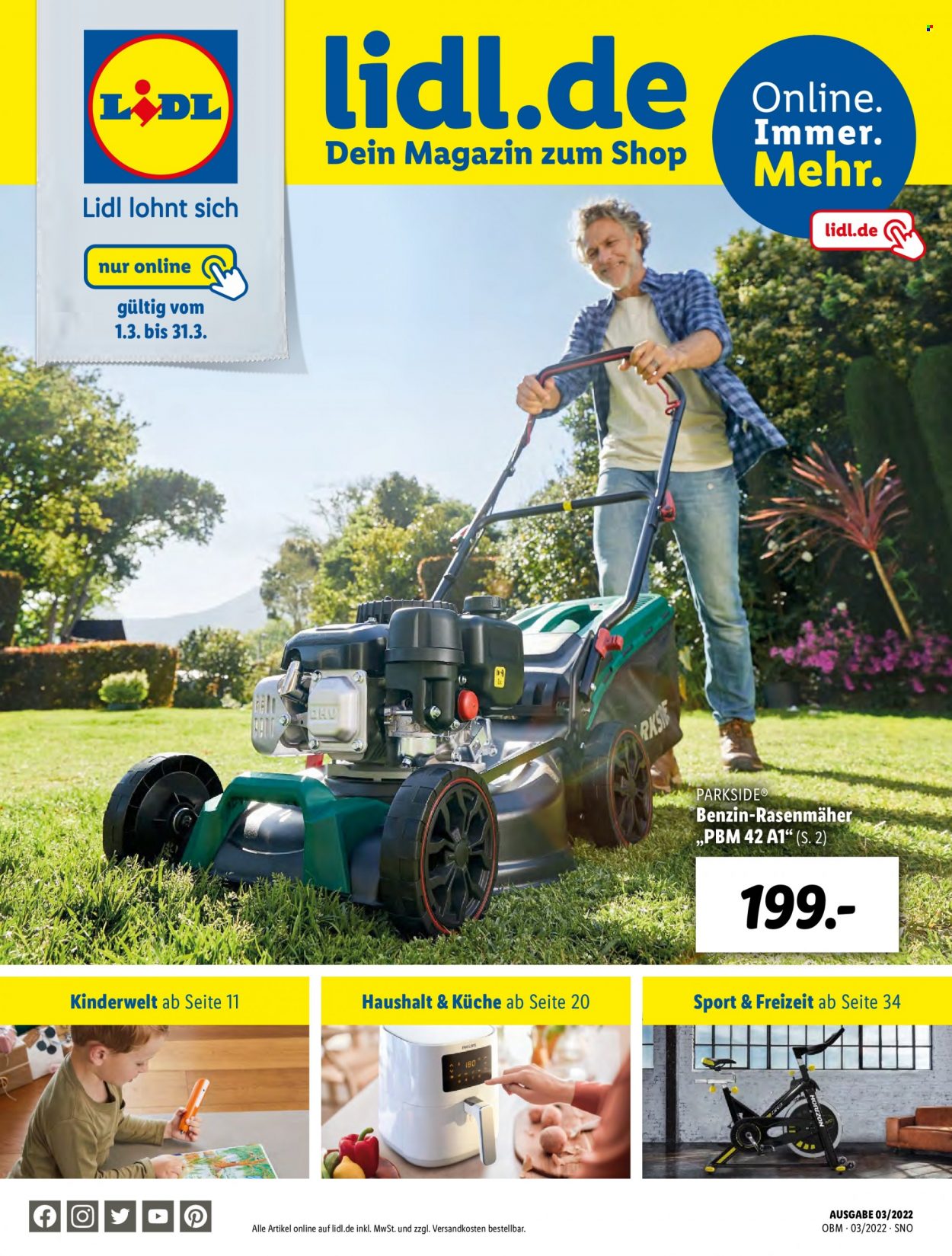 Lidl Prospekte  - 1.03.2022 - 31.03.2022. Seite 1
