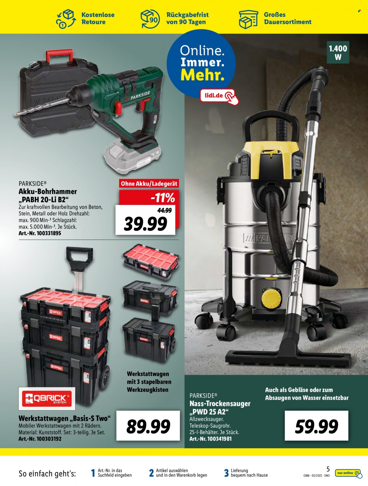 Lidl Prospekte  - 1.03.2022 - 31.03.2022. Seite 5