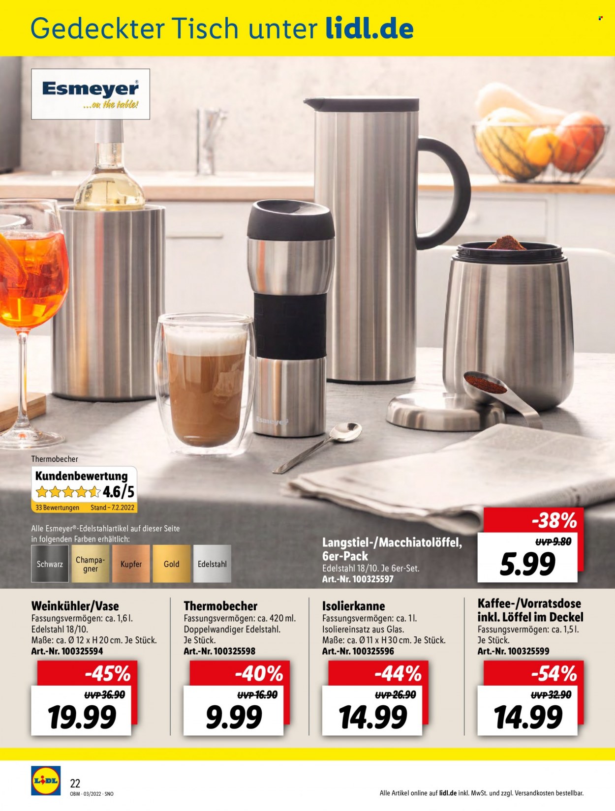 Lidl Prospekte  - 1.03.2022 - 31.03.2022. Seite 22