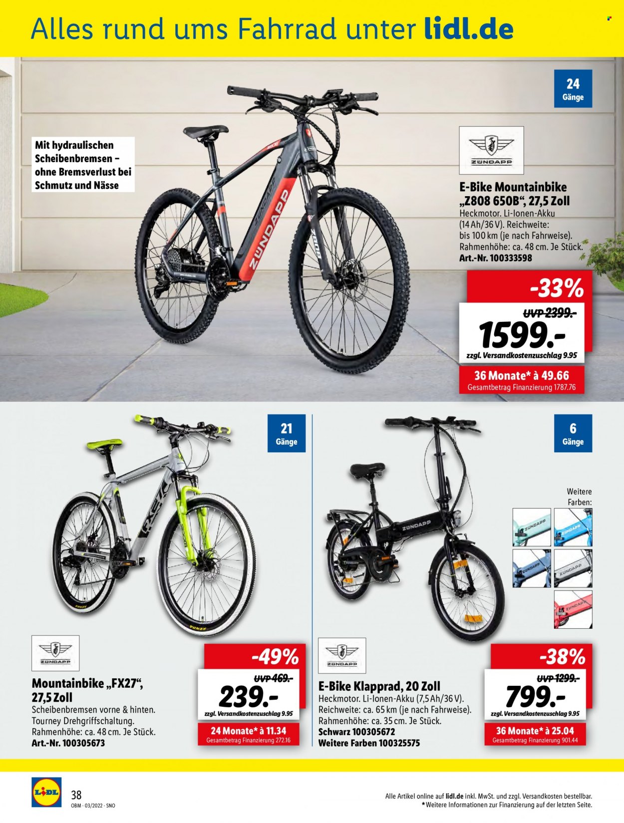 Lidl Prospekte  - 1.03.2022 - 31.03.2022. Seite 38
