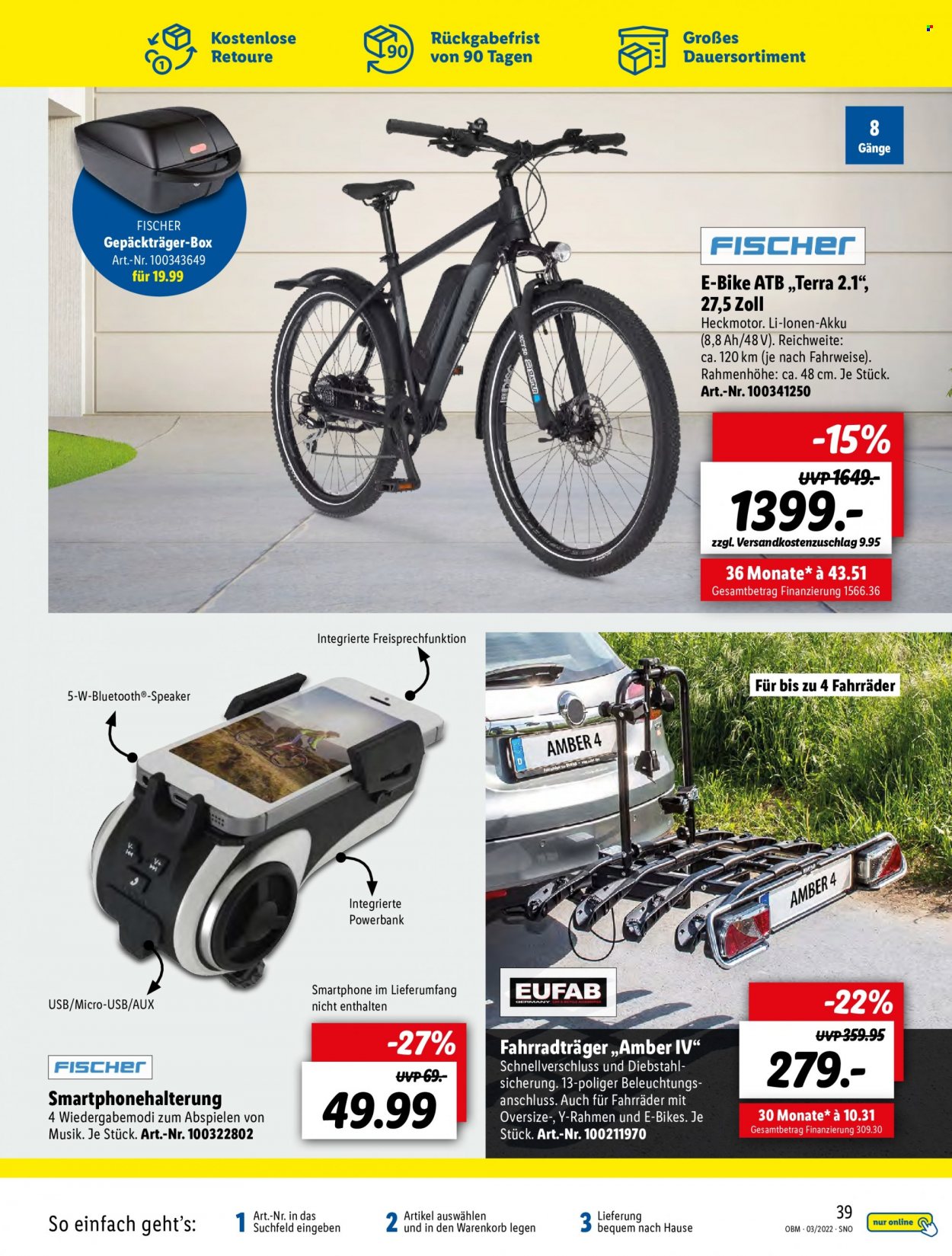 Lidl Prospekte  - 1.03.2022 - 31.03.2022. Seite 39