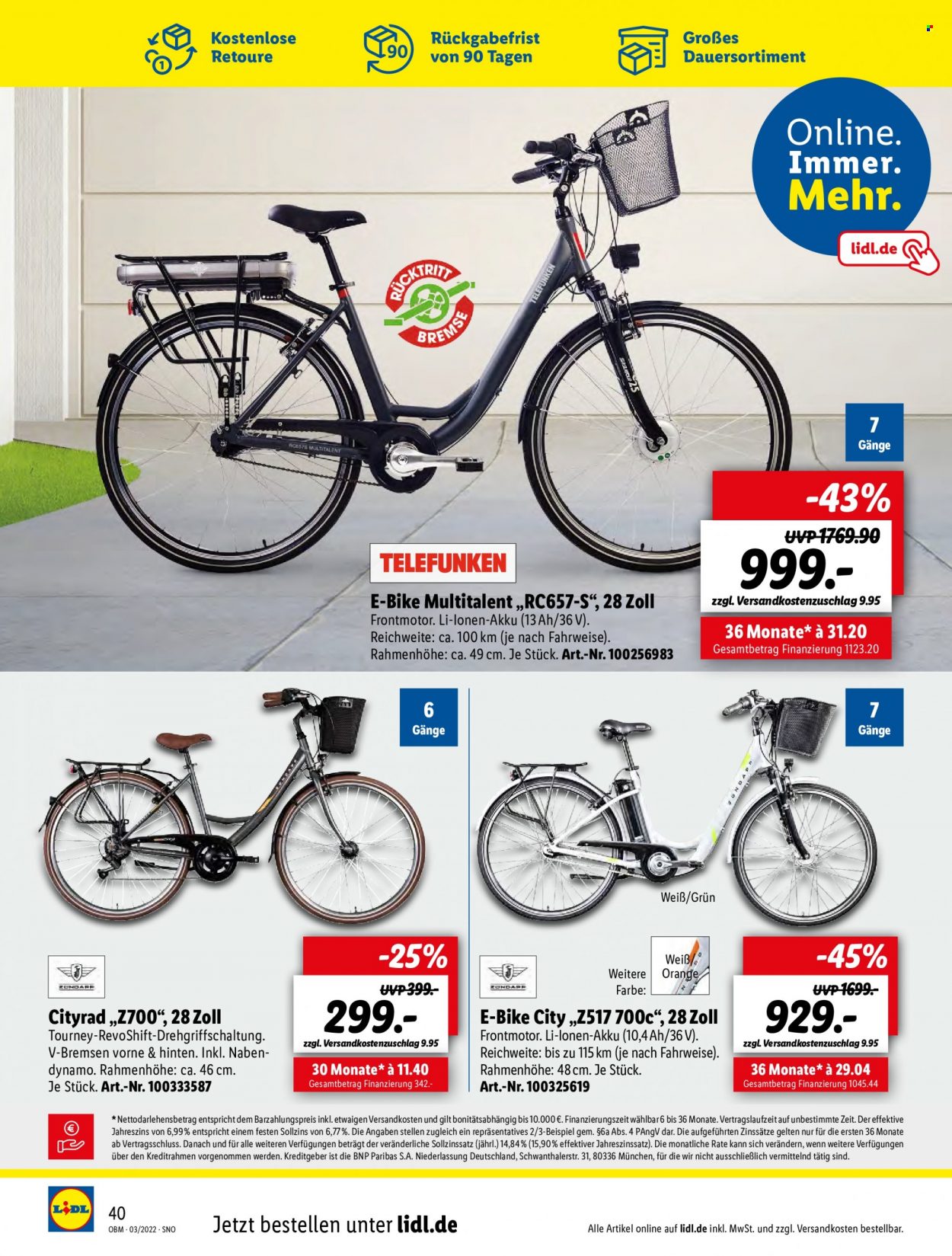 Lidl Prospekte  - 1.03.2022 - 31.03.2022. Seite 40