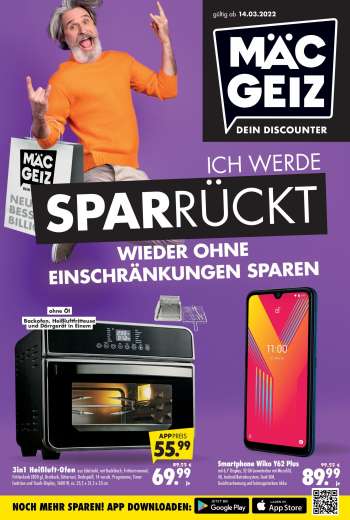 Prospekte Mäc-Geiz - 14.03.2022 - 20.03.2022.