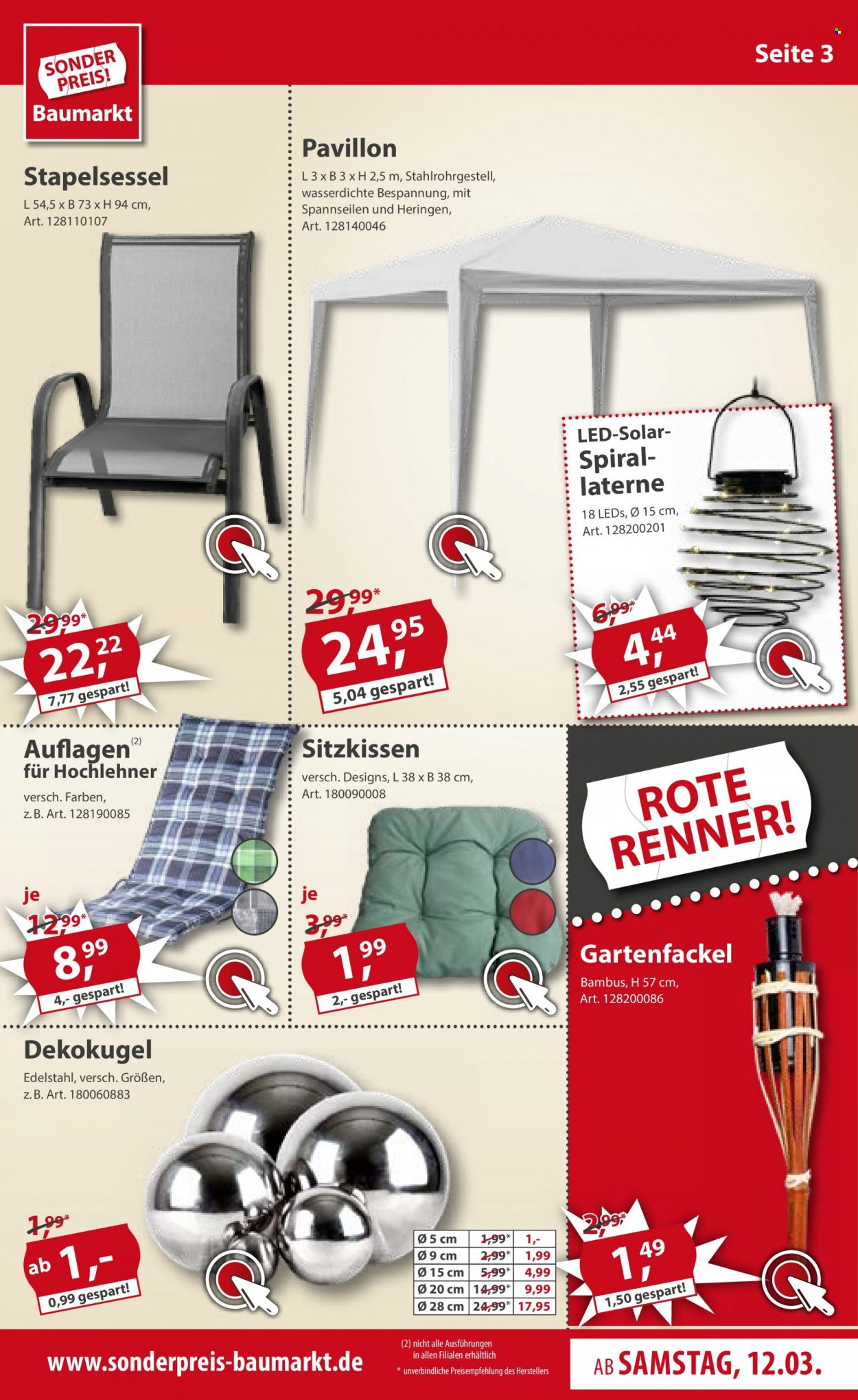 Sonderpreis-Baumarkt Prospekte  - 12.03.2022 - 18.03.2022. Seite 3