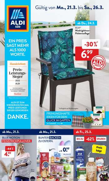 Prospekte ALDI SÜD - 21.03.2022 - 26.03.2022.