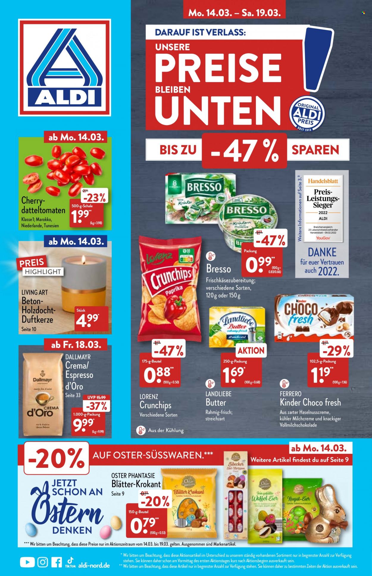 ALDI Nord Prospekte  - 14.03.2022 - 19.03.2022. Seite 1