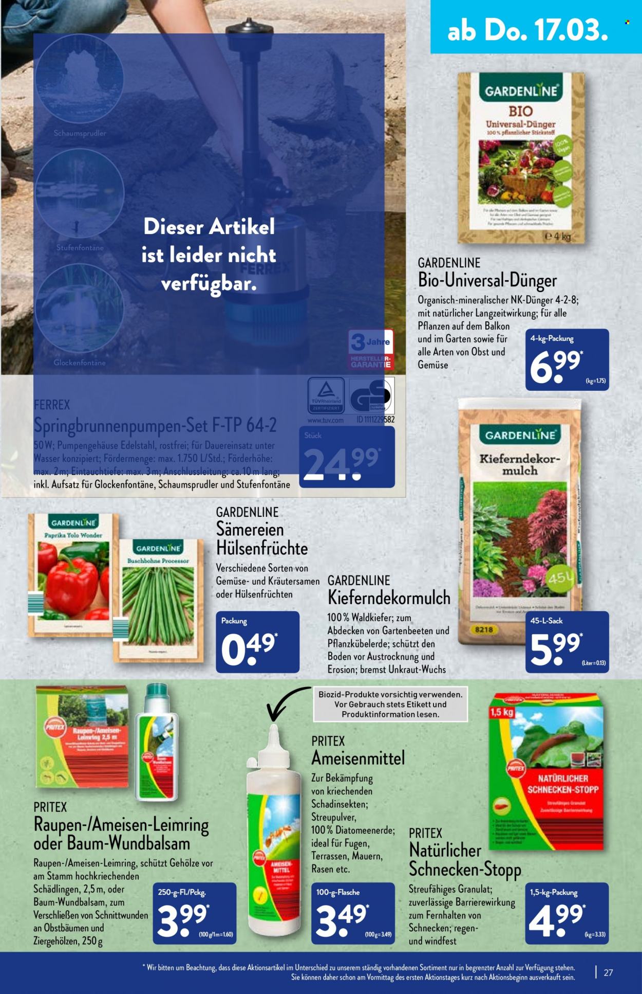 ALDI Nord Prospekte  - 14.03.2022 - 19.03.2022. Seite 27