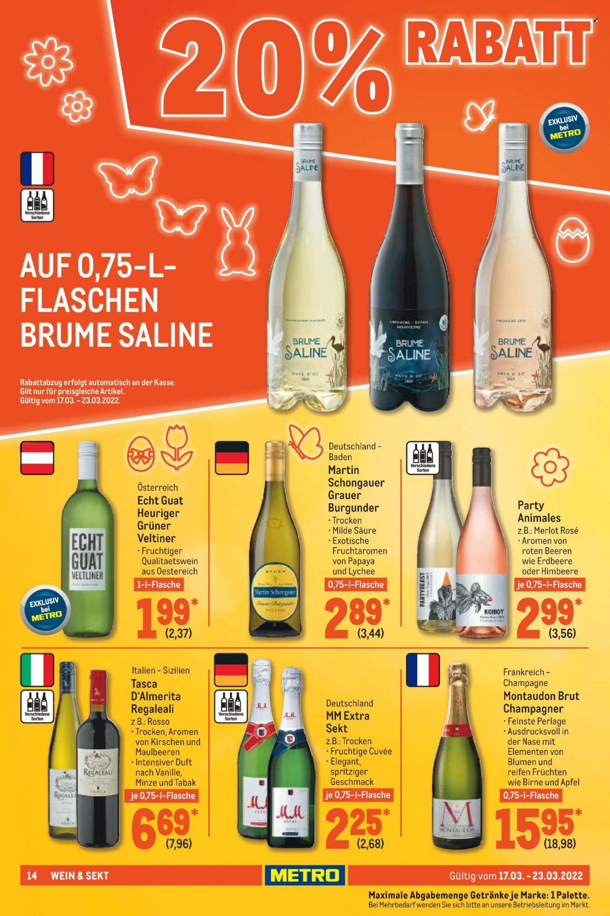 Metro Prospekte  - 17.03.2022 - 23.03.2022. Seite 14