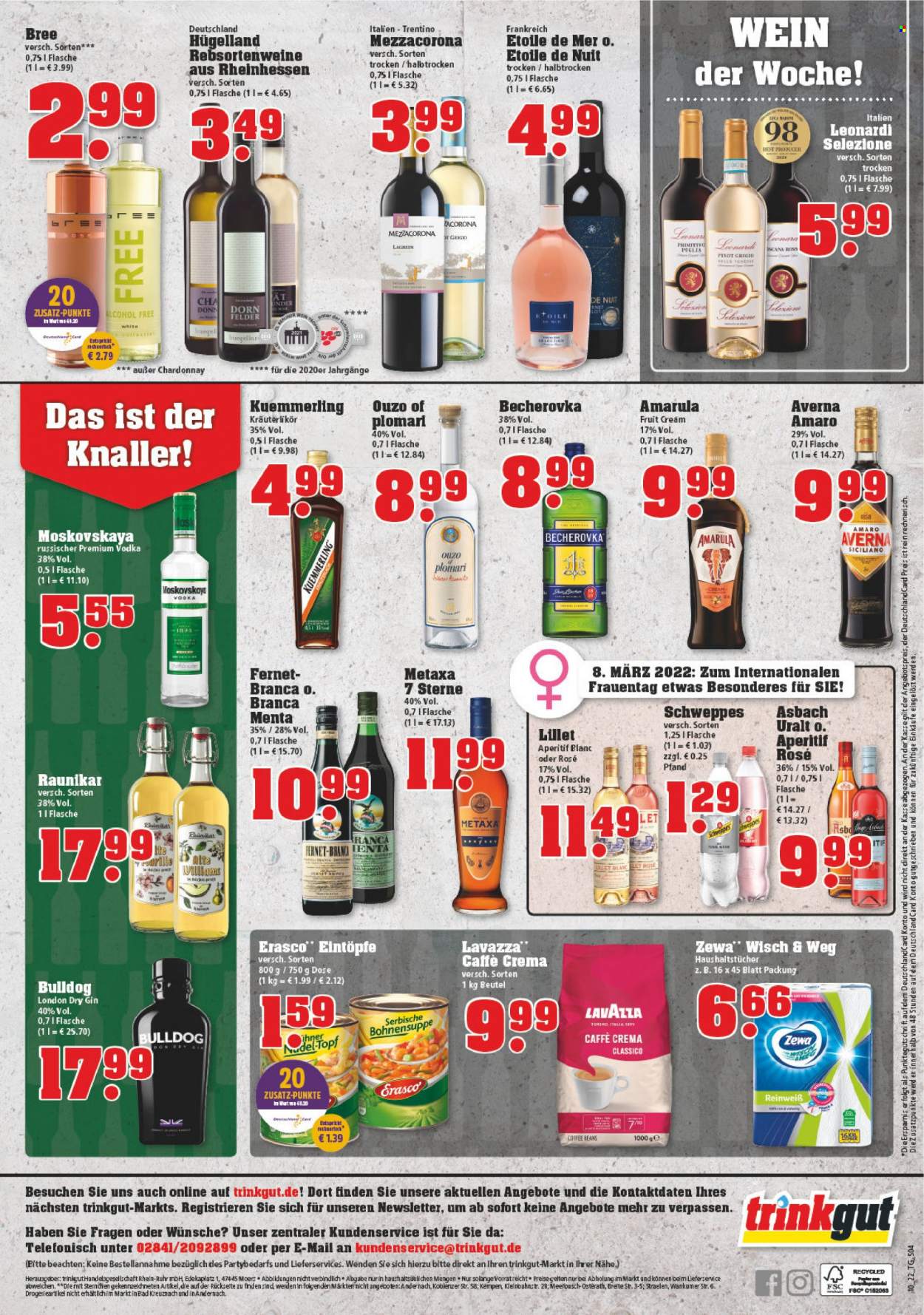 trinkgut Prospekte  - 7.03.2022 - 12.03.2022. Seite 4
