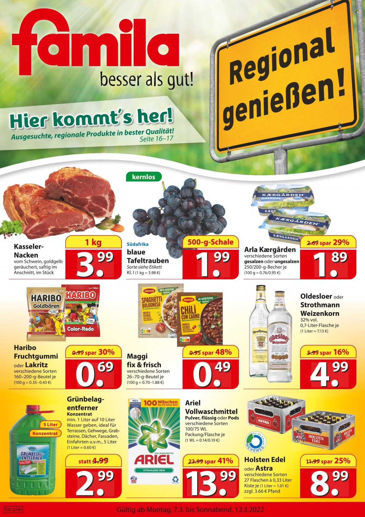 famila Prospekte  - 7.03.2022 - 12.03.2022. Seite 1