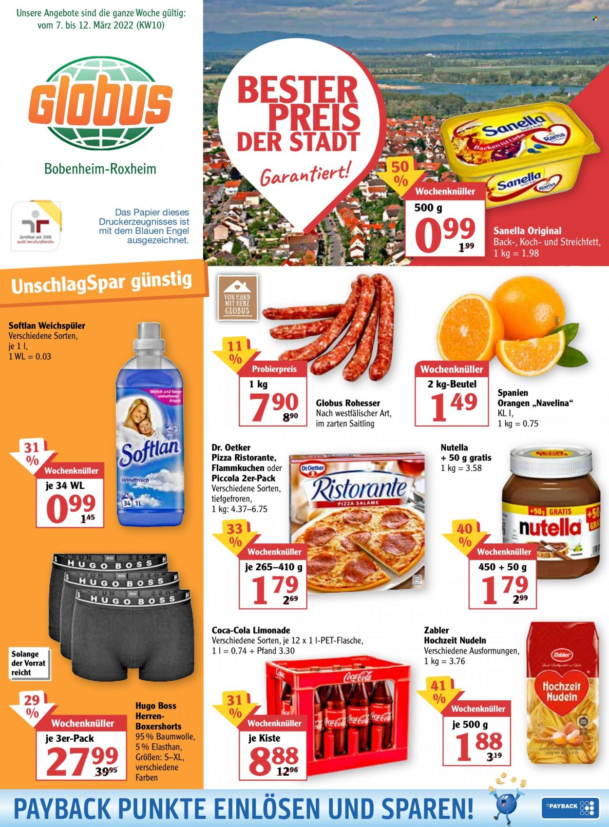 Globus Prospekte  - 7.03.2022 - 12.03.2022. Seite 1