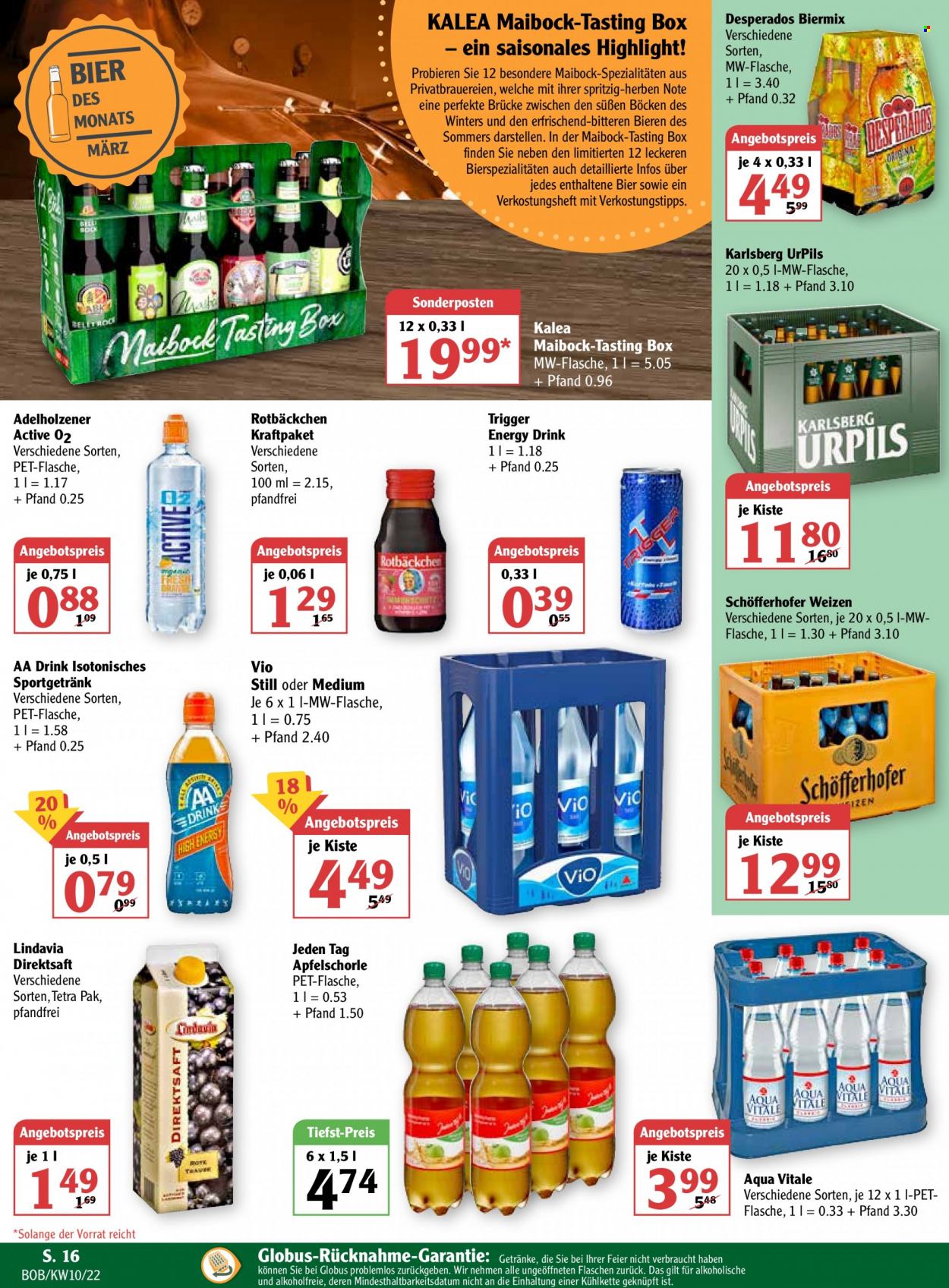 Globus Prospekte  - 7.03.2022 - 12.03.2022. Seite 16