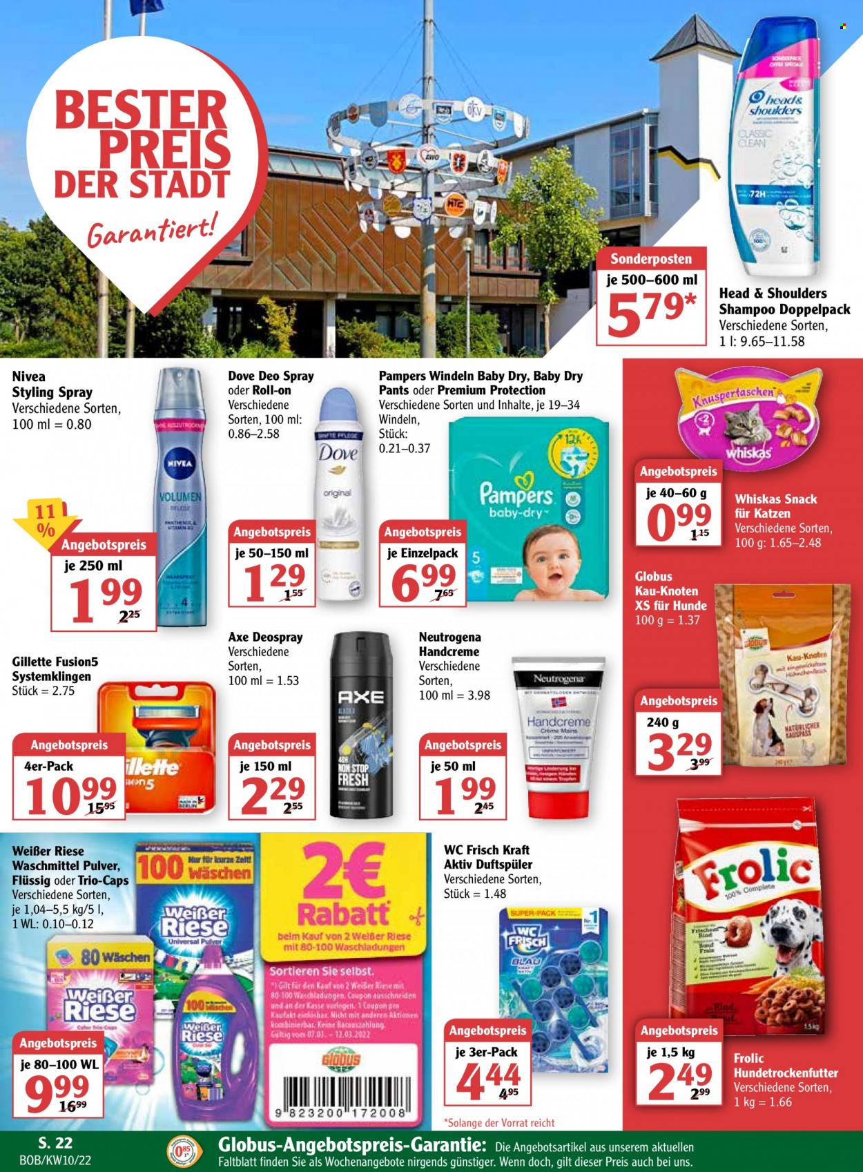 Globus Prospekte  - 7.03.2022 - 12.03.2022. Seite 22