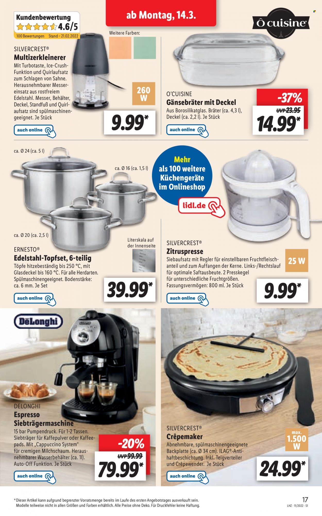 Lidl Prospekte  - 14.03.2022 - 19.03.2022. Seite 17